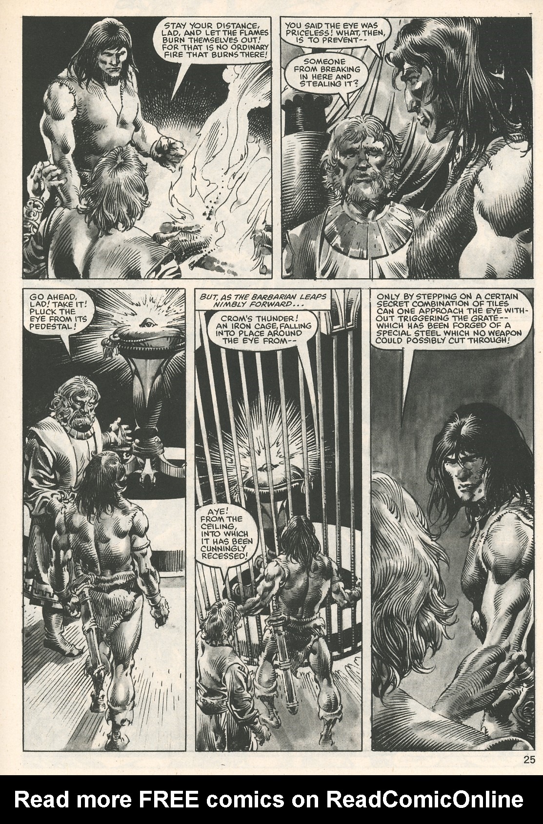 Read online The Savage Sword Of Conan comic -  Issue #107 - 25