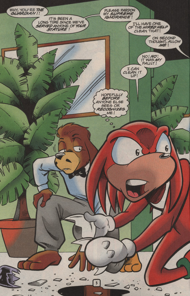 Read online Knuckles the Echidna comic -  Issue #27 - 6