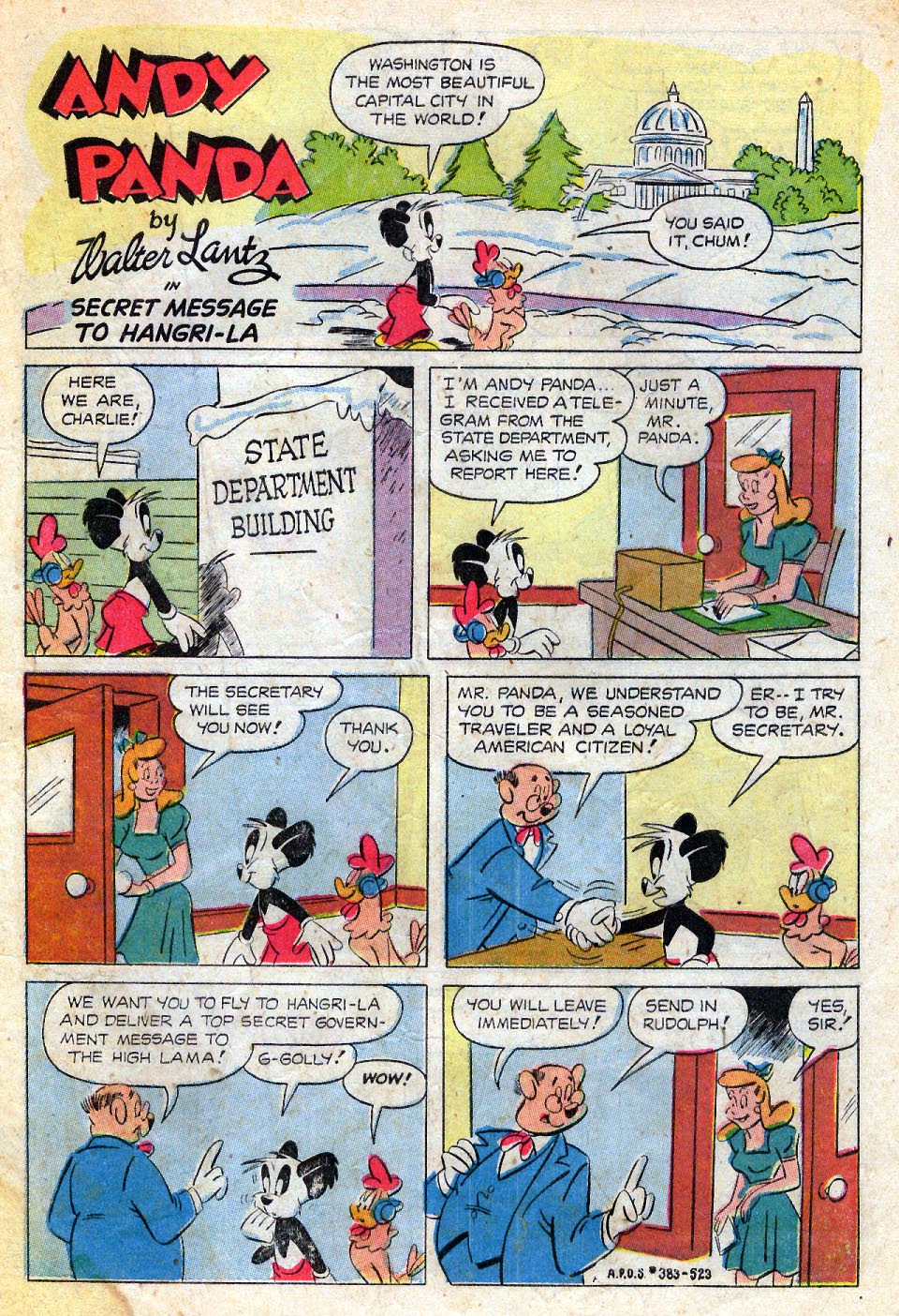 Read online Four Color Comics comic -  Issue #383 - 1