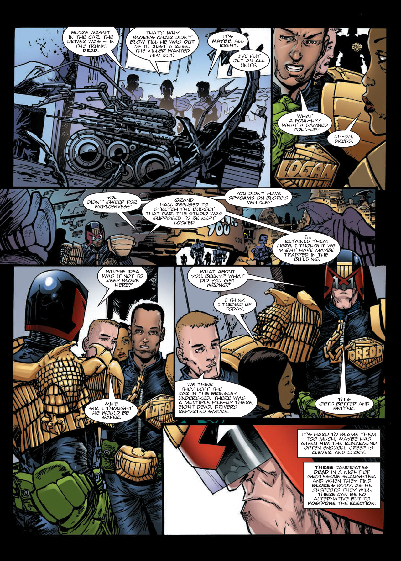 Read online Judge Dredd: Day of Chaos - The Fourth Faction comic -  Issue # TPB (Part 2) - 86