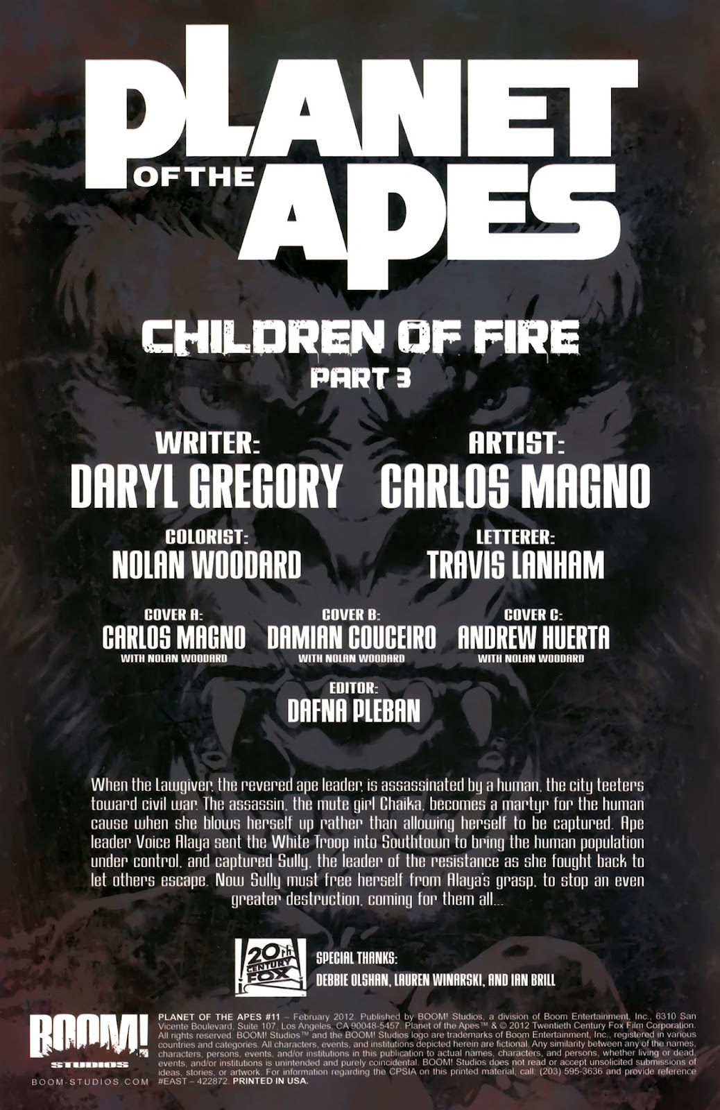 Planet of the Apes (2011) issue 11 - Page 4