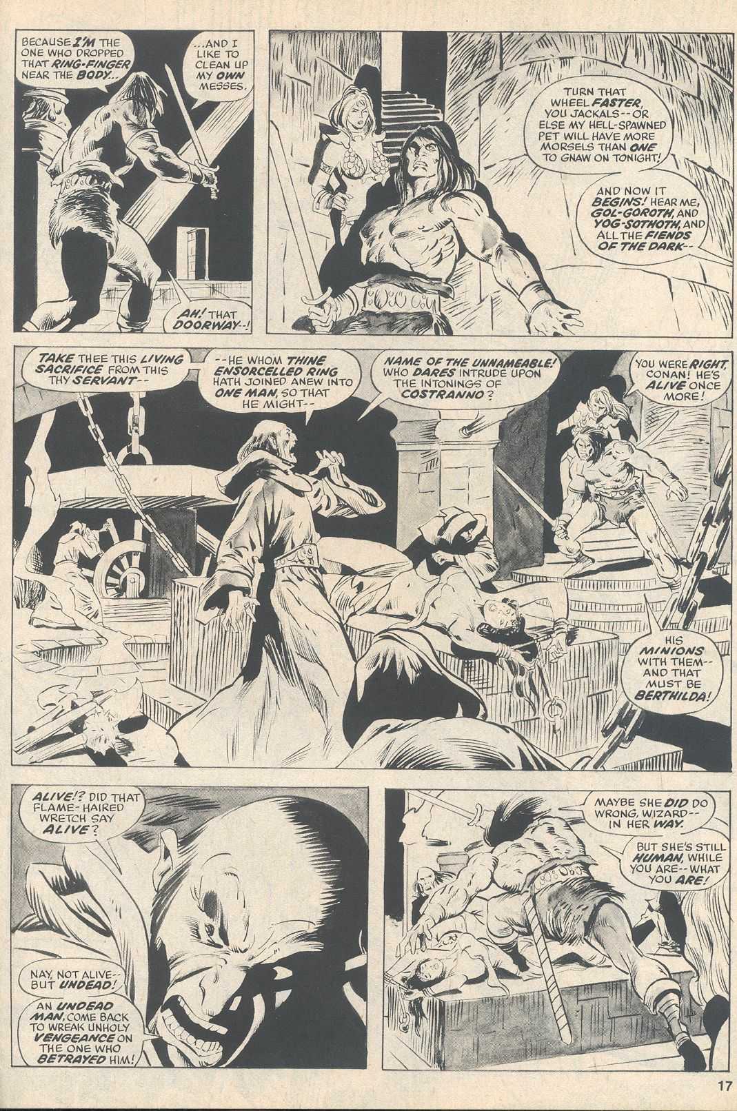 Read online The Savage Sword Of Conan comic -  Issue #1 - 17