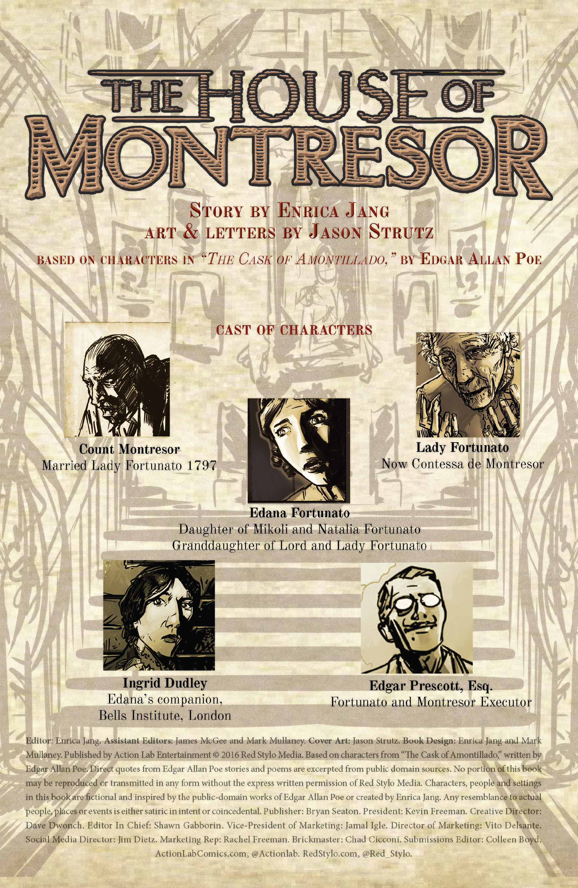 Read online The House of Montresor comic -  Issue #3 - 2