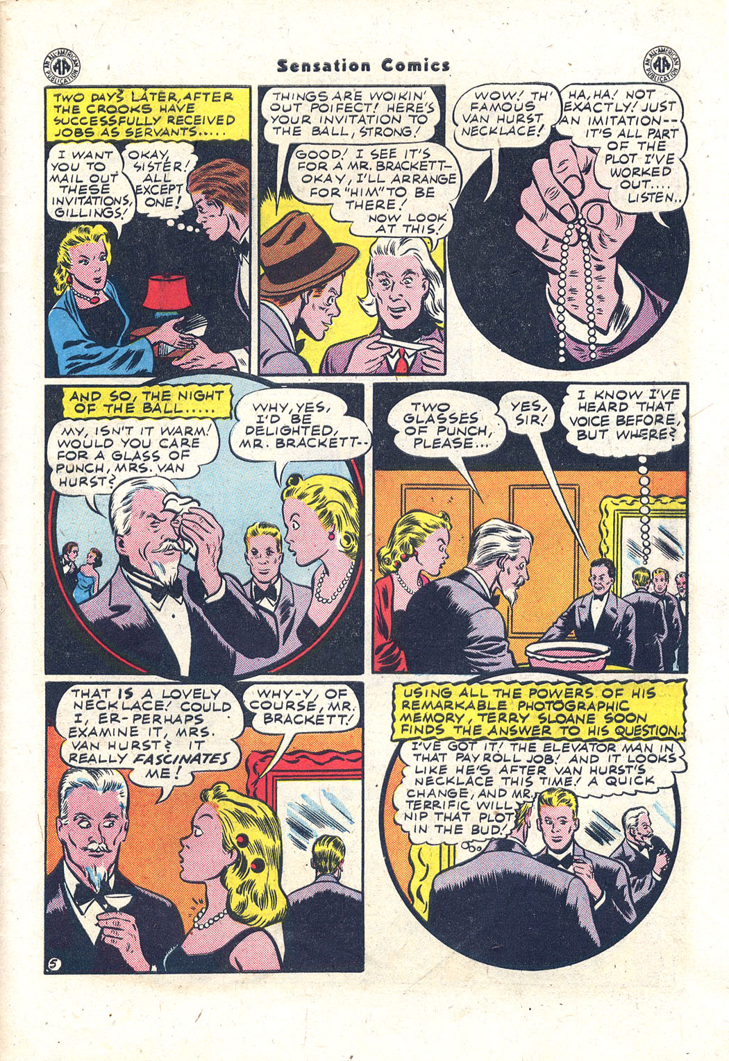 Read online Sensation (Mystery) Comics comic -  Issue #43 - 38