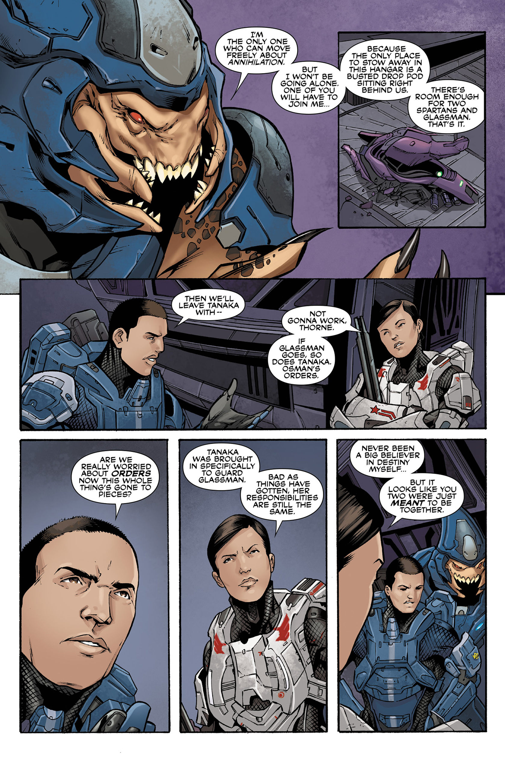 Read online Halo: Escalation comic -  Issue #20 - 19