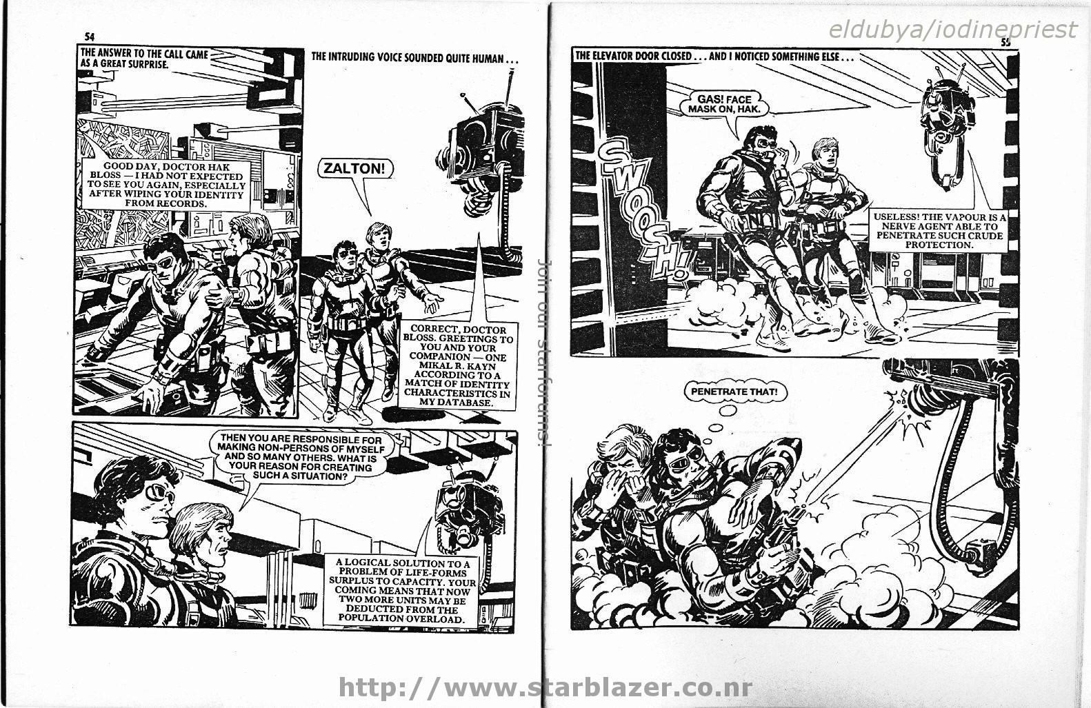 Read online Starblazer comic -  Issue #203 - 29