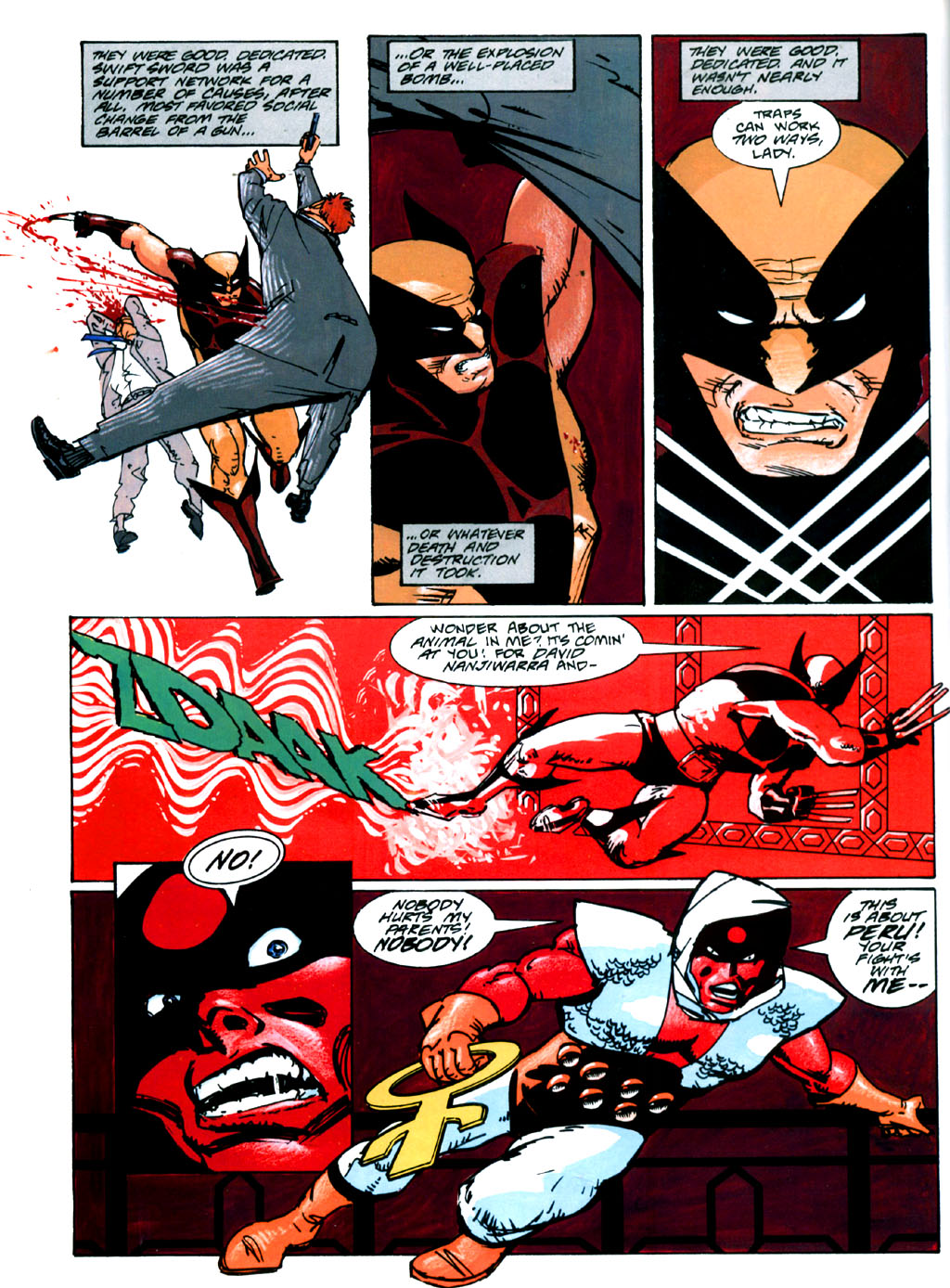 Read online Marvel Graphic Novel comic -  Issue #50 - Wolverine & Nick Fury - The Scorpio Connection - 39