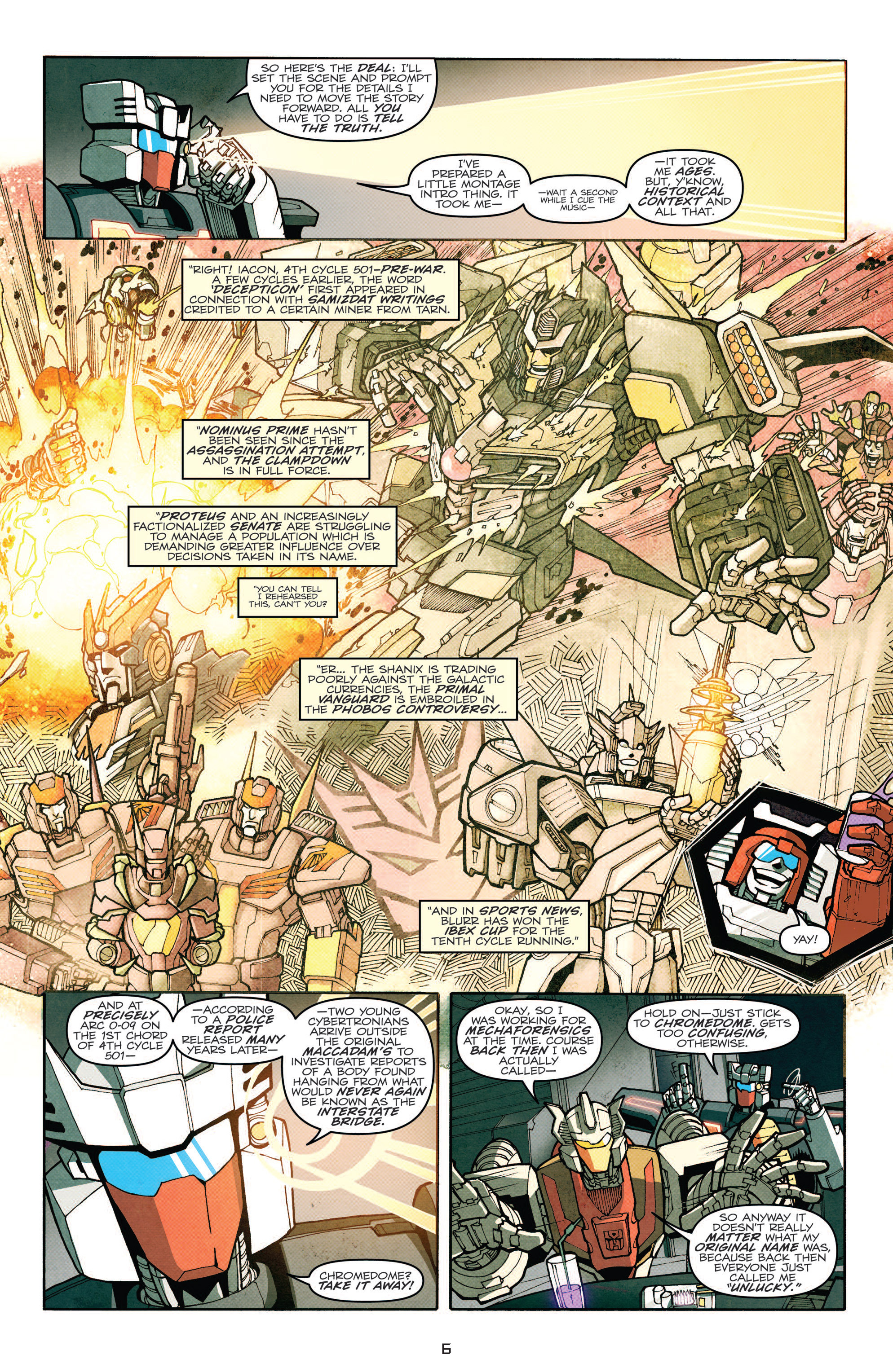 Read online The Transformers: More Than Meets The Eye comic -  Issue #9 - 9