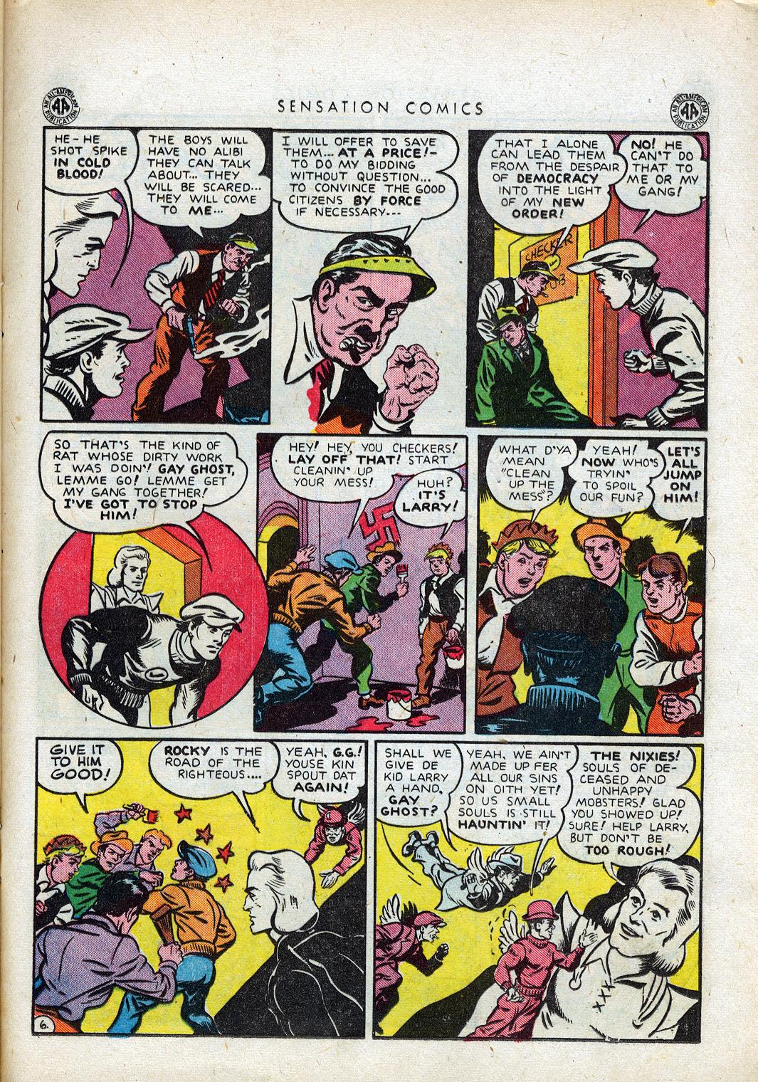 Read online Sensation (Mystery) Comics comic -  Issue #38 - 37