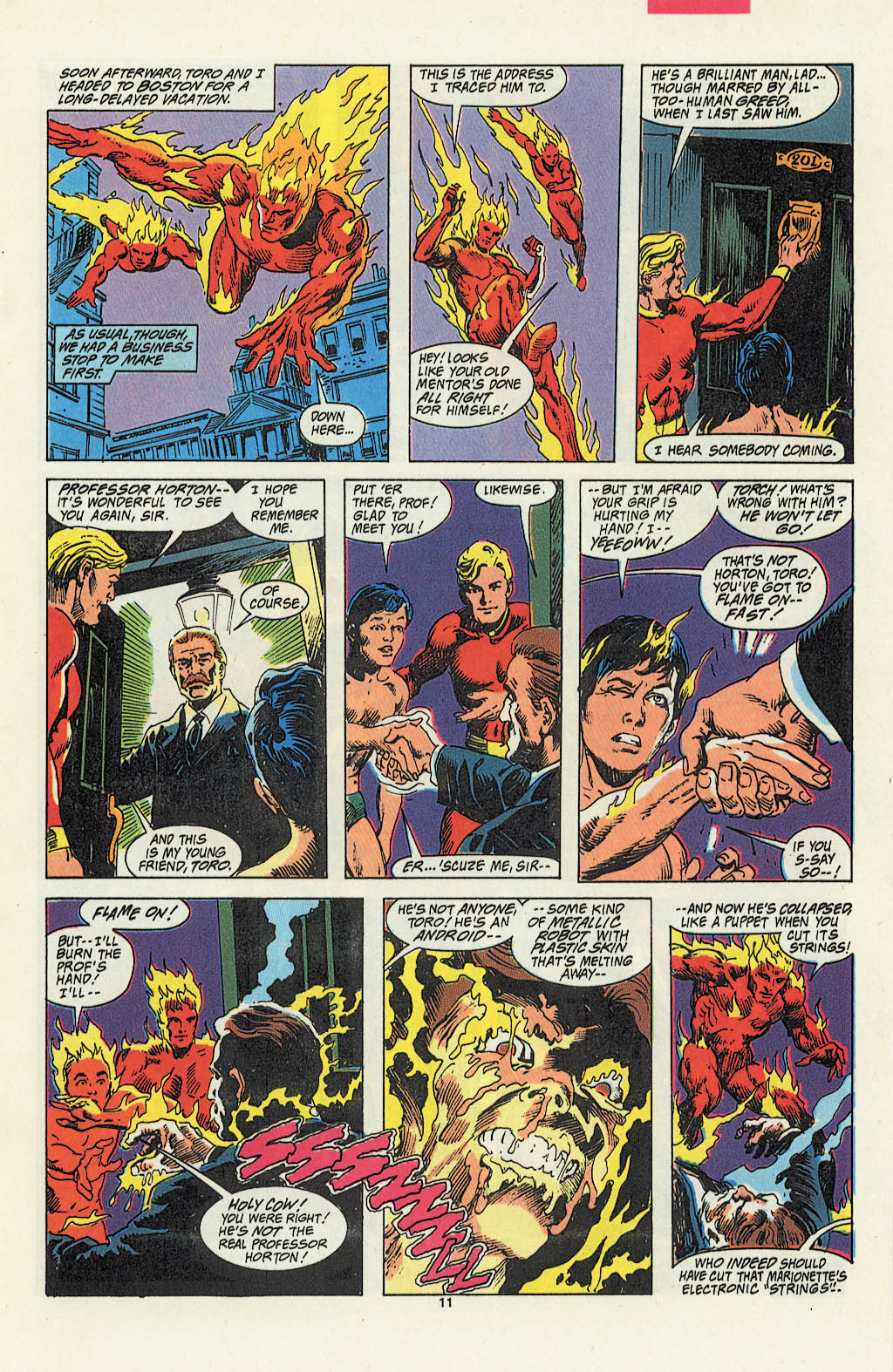 Read online The Saga of the Original Human Torch comic -  Issue #3 - 9