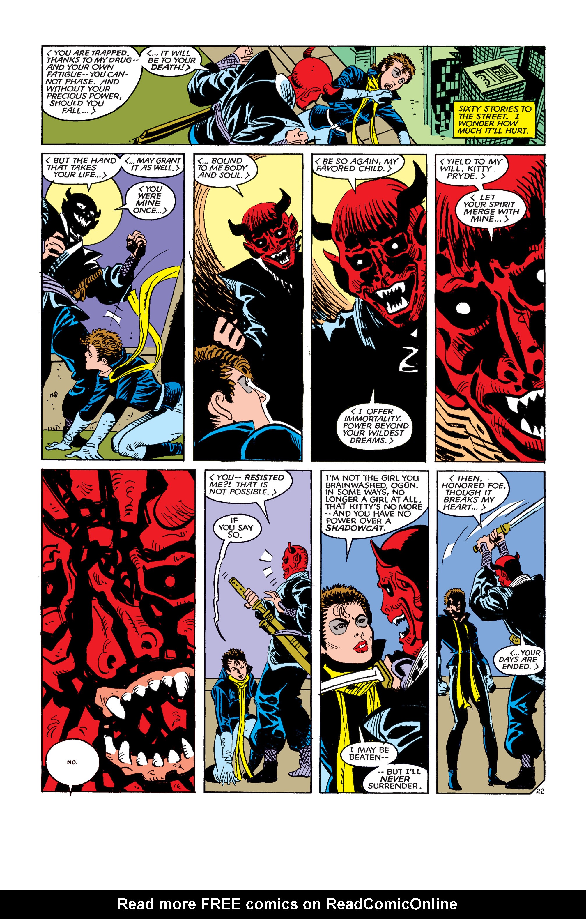 Read online Kitty Pryde and Wolverine comic -  Issue #5 - 23