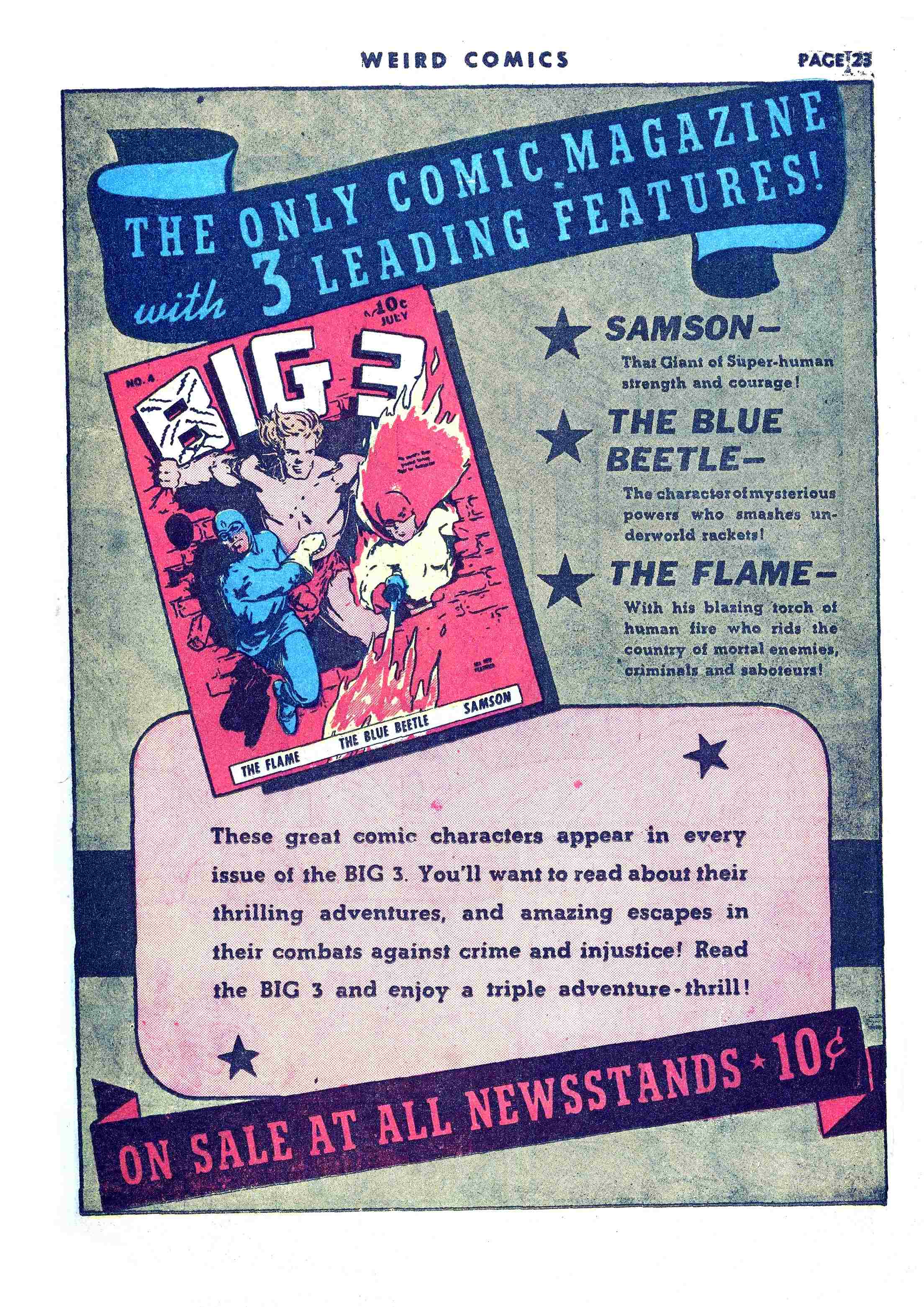 Read online Weird Comics comic -  Issue #18 - 25
