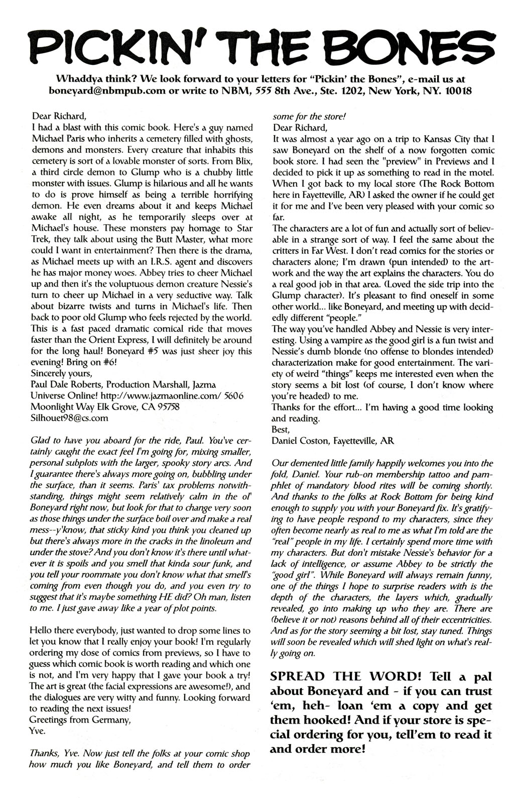 Read online Boneyard comic -  Issue #6 - 25