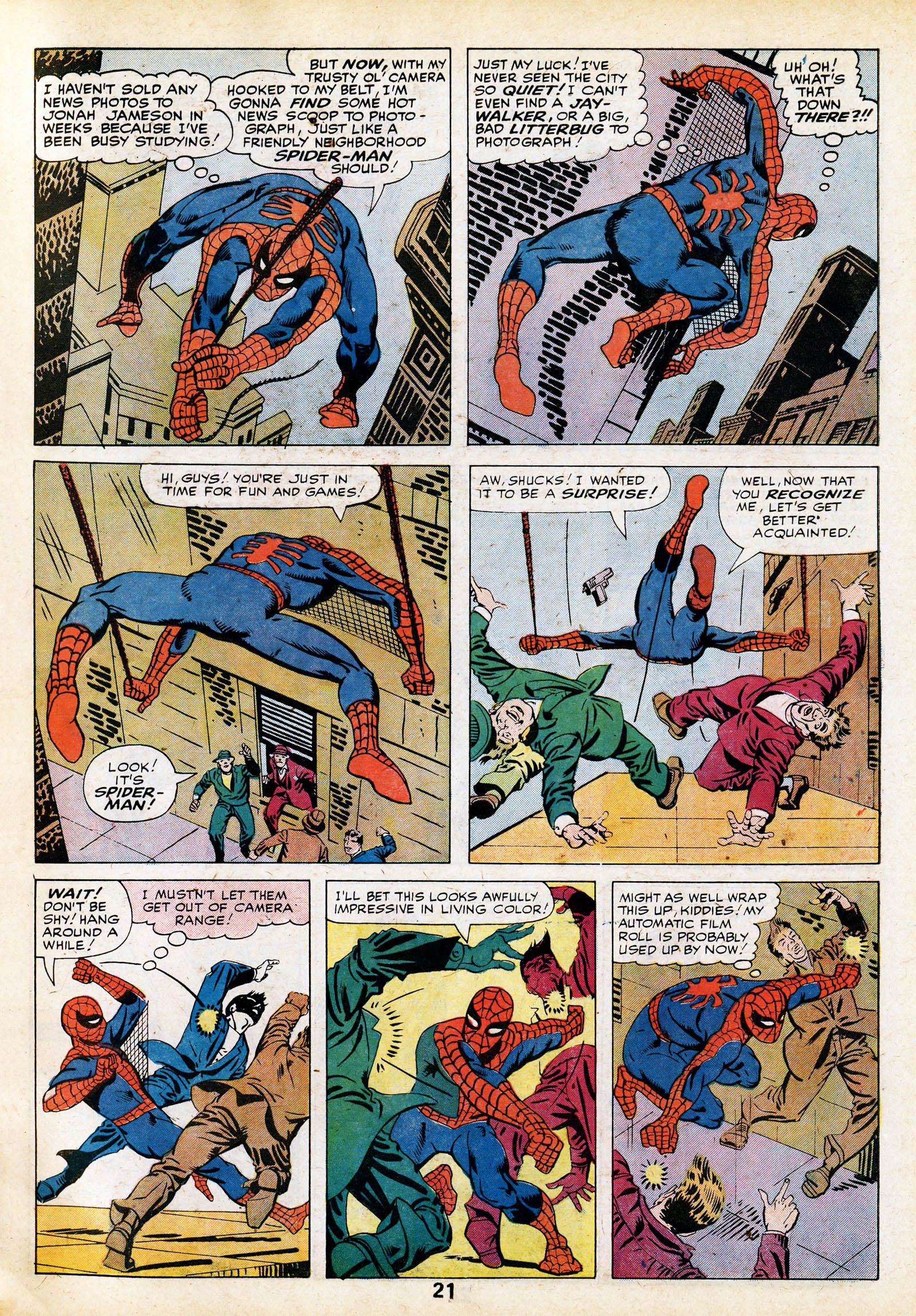 Read online Marvel Treasury Edition comic -  Issue #8 - 21