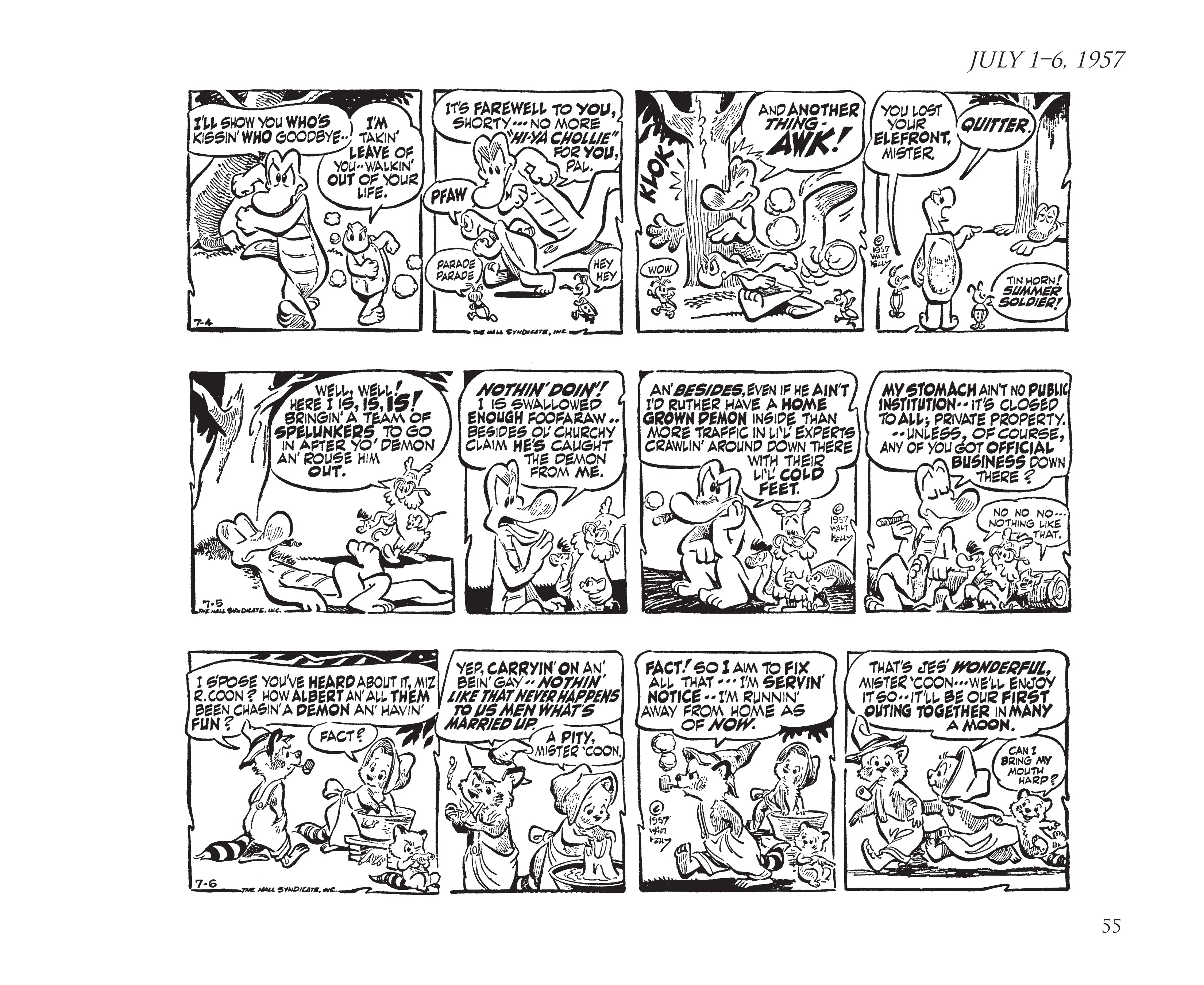Read online Pogo by Walt Kelly: The Complete Syndicated Comic Strips comic -  Issue # TPB 5 (Part 1) - 64
