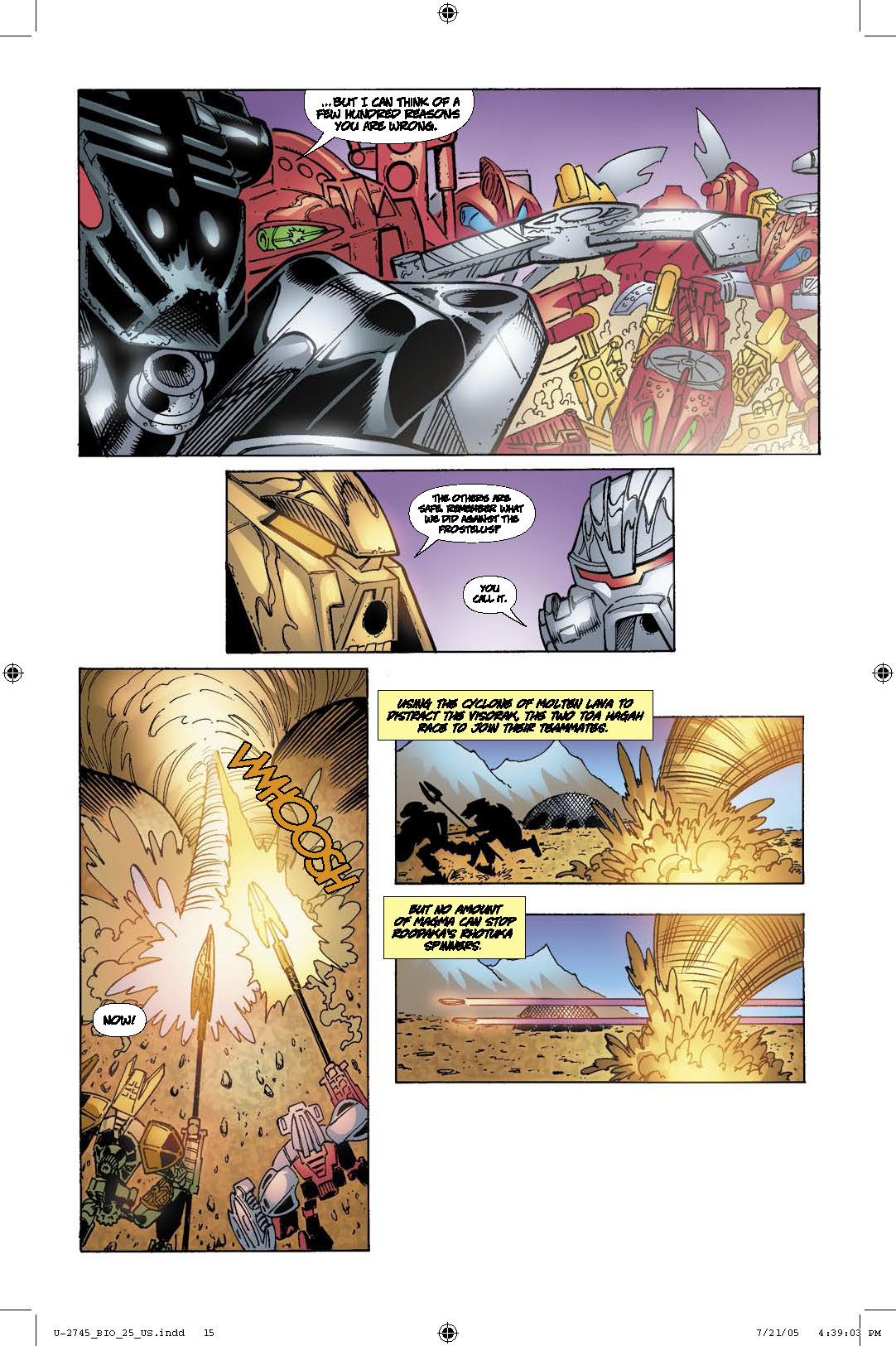 Read online Bionicle comic -  Issue #25 - 15