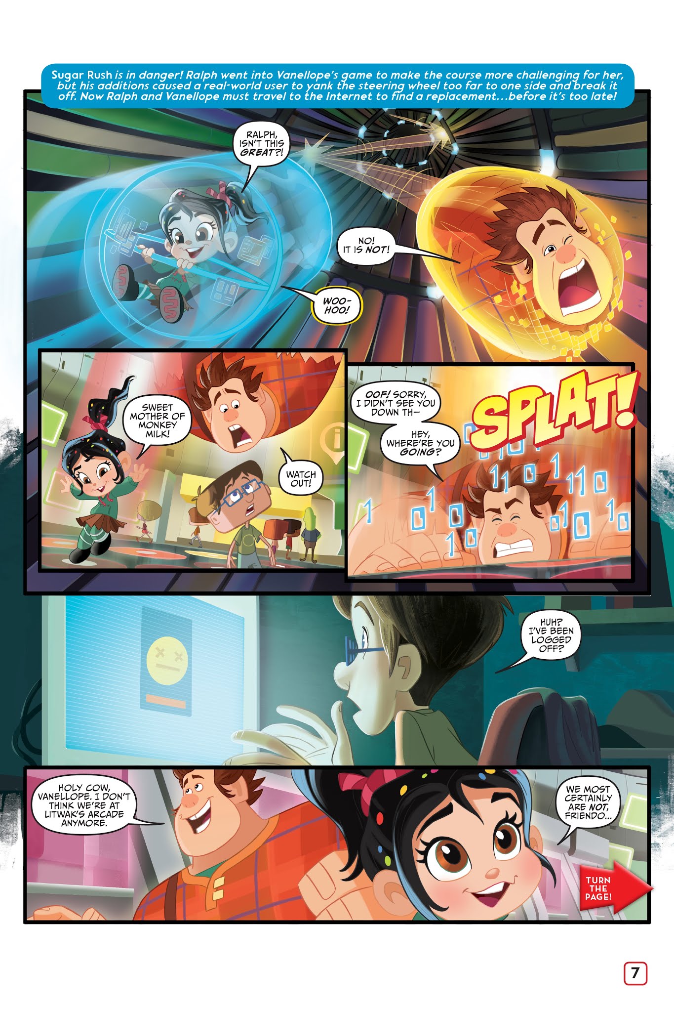 Read online Disney Ralph Breaks the Internet: Click Start- Select-Your-Story Adventure comic -  Issue # Full - 7