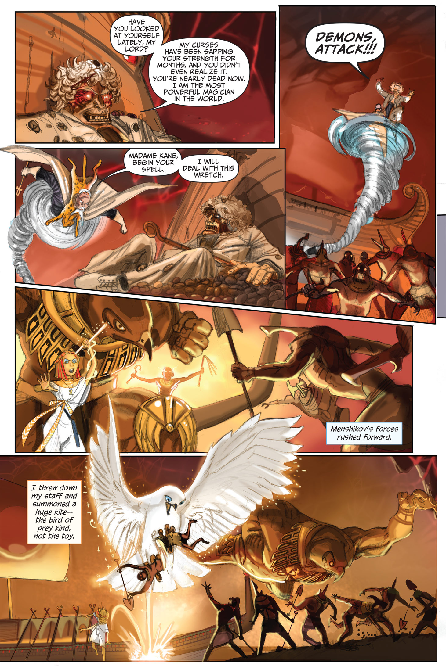 Read online The Kane Chronicles comic -  Issue # TPB 2 - 124