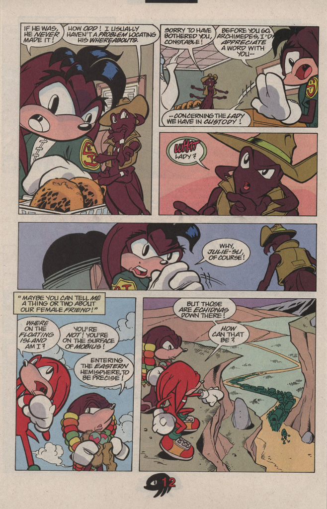 Read online Knuckles the Echidna comic -  Issue #10 - 20