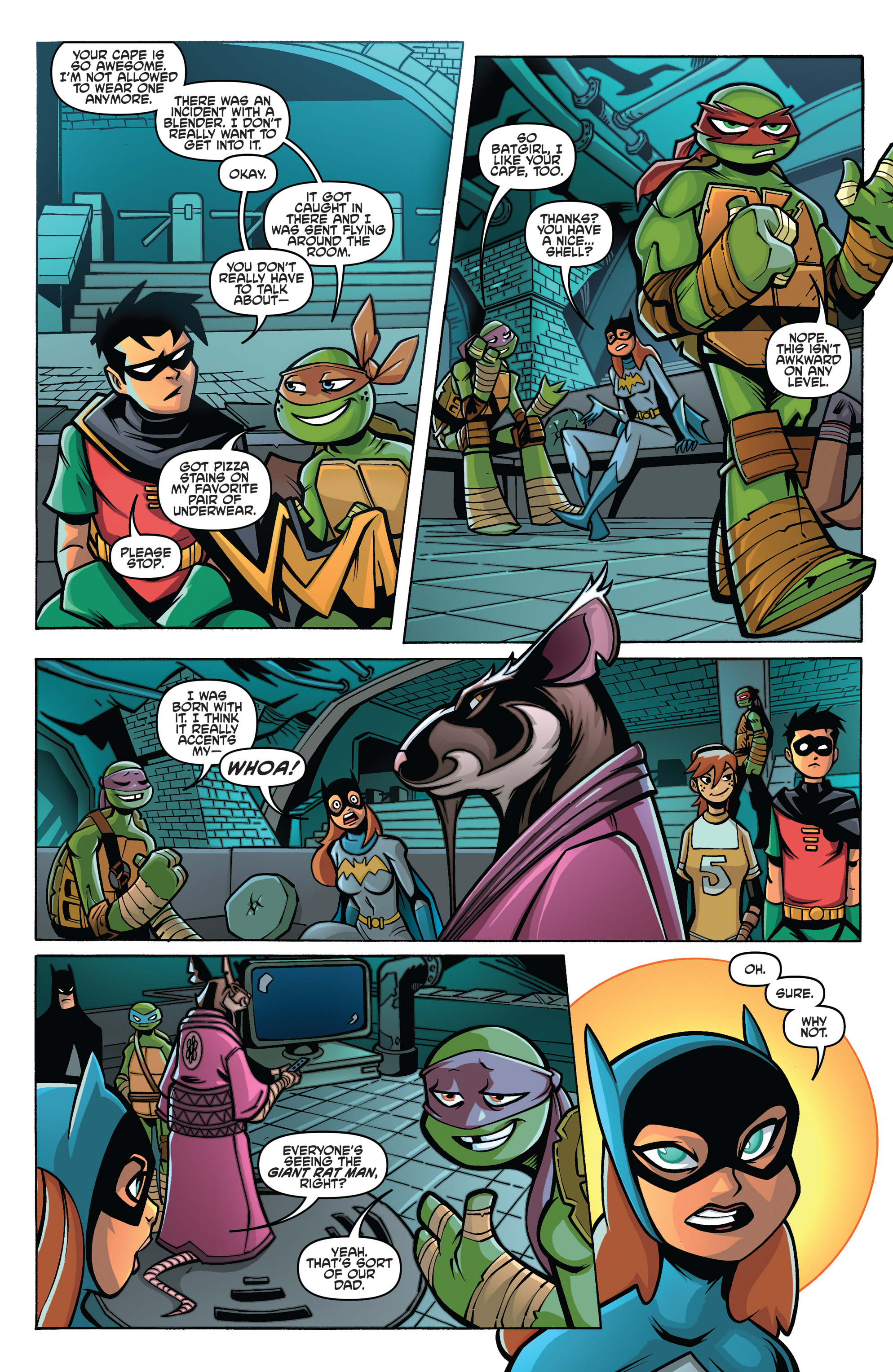 Read online Batman/Teenage Mutant Ninja Turtles Adventure comic -  Issue #3 - 17