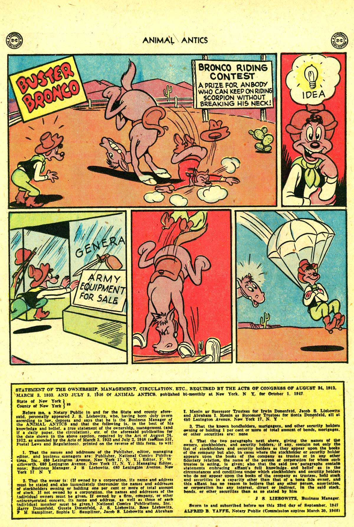 Read online Animal Antics comic -  Issue #13 - 34