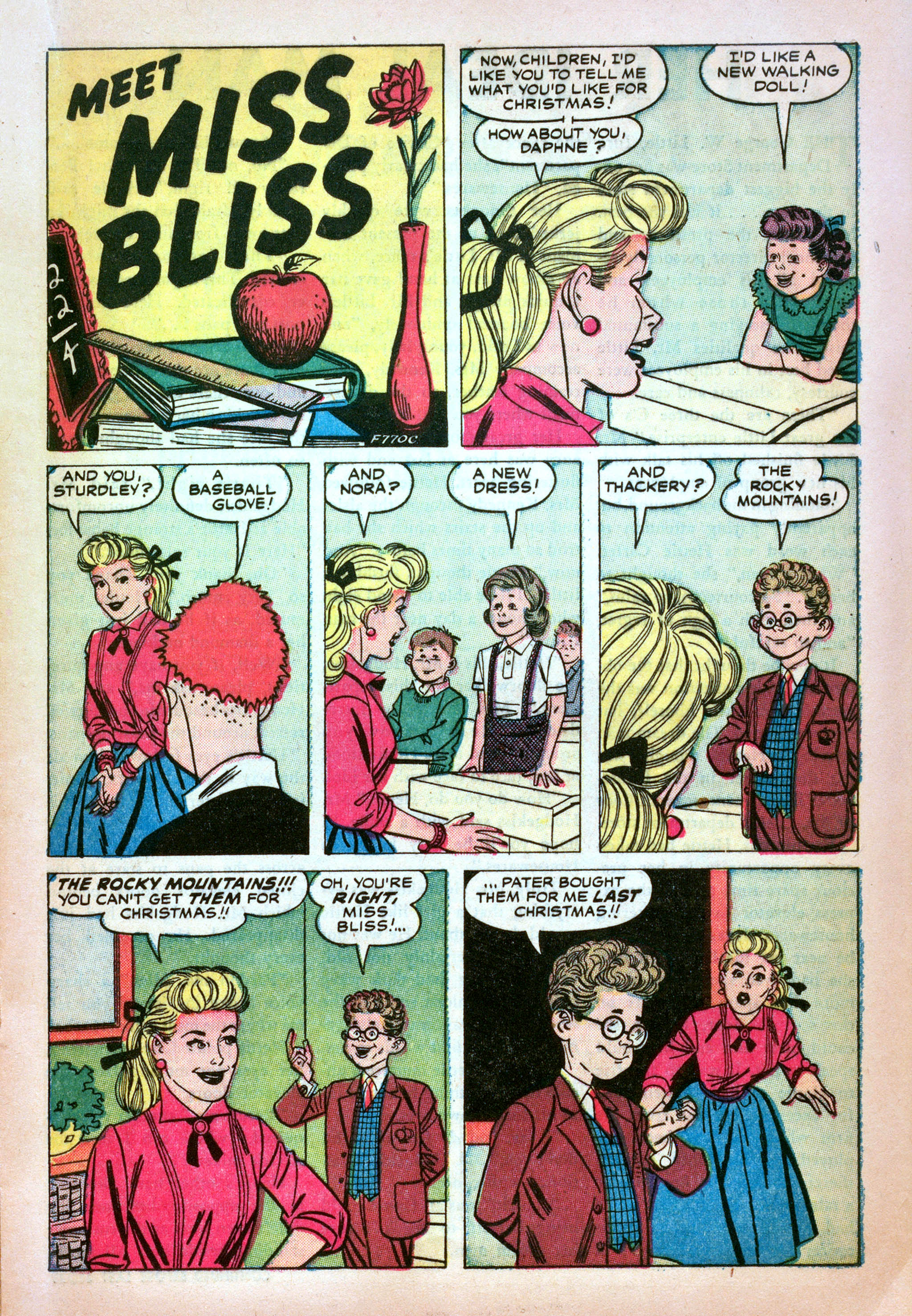 Read online Meet Miss Bliss comic -  Issue #1 - 17