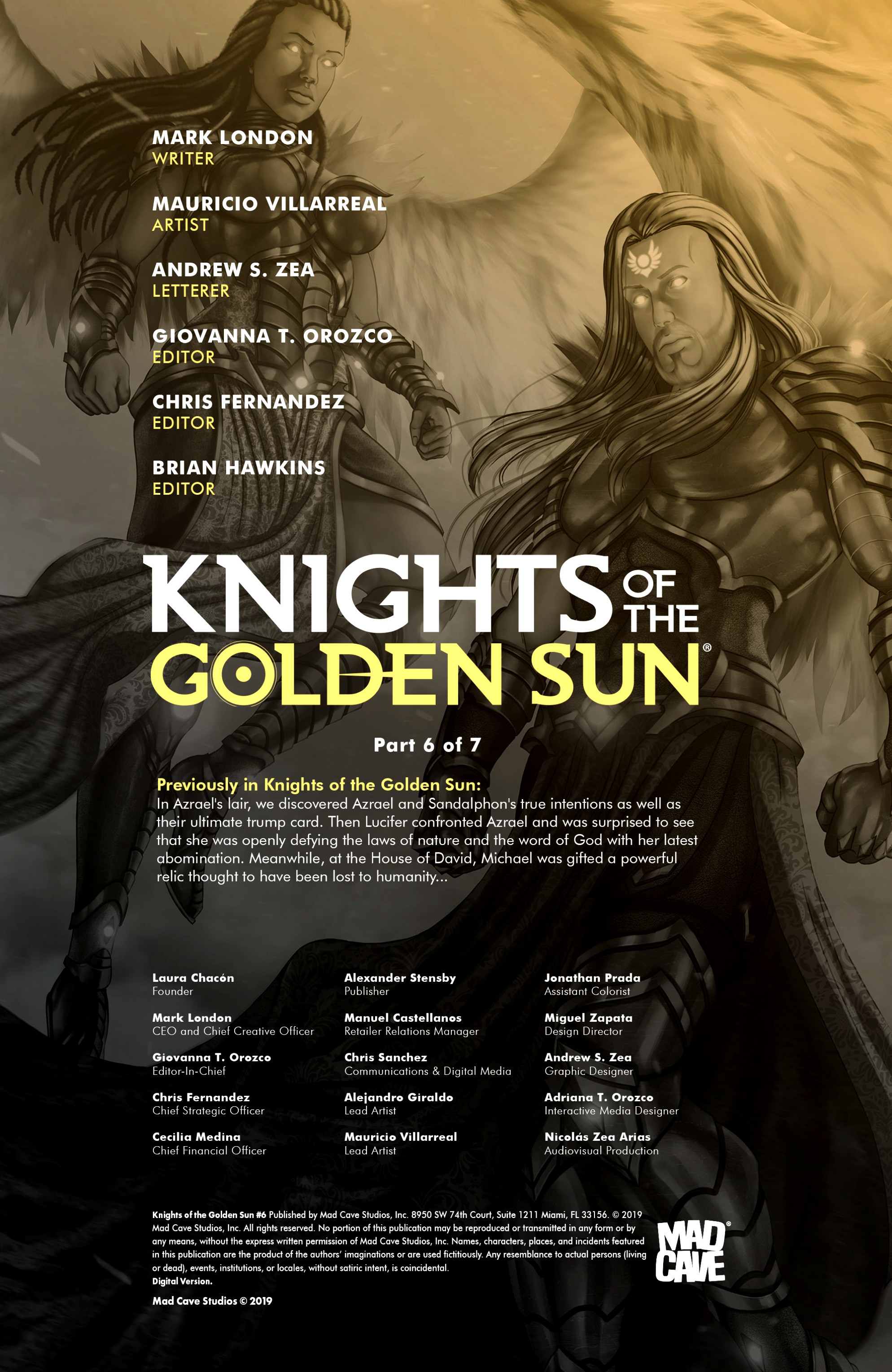 Read online Knights of the Golden Sun comic -  Issue #6 - 2