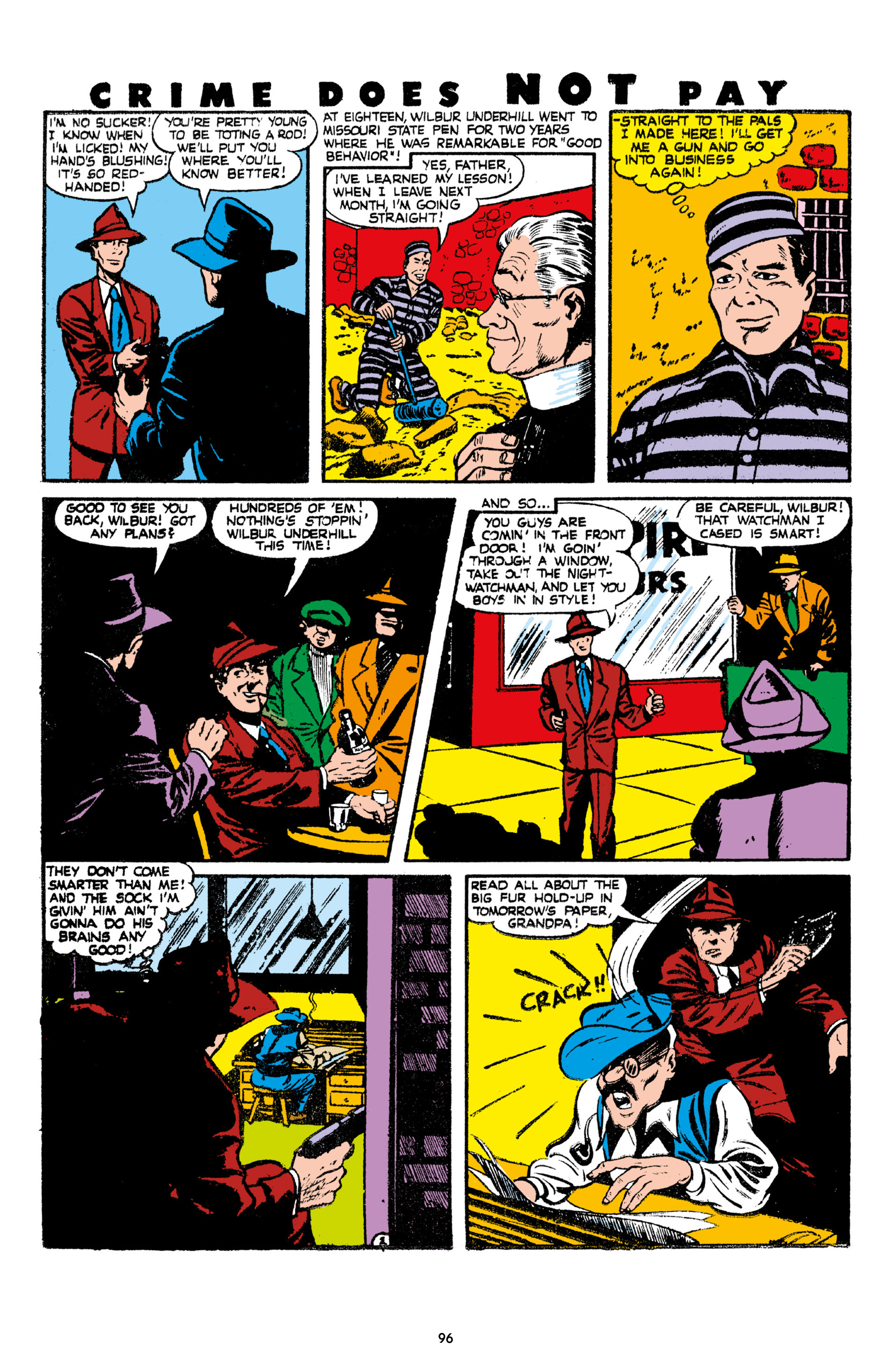 Read online Crime Does Not Pay Archives comic -  Issue # TPB 7 (Part 1) - 98