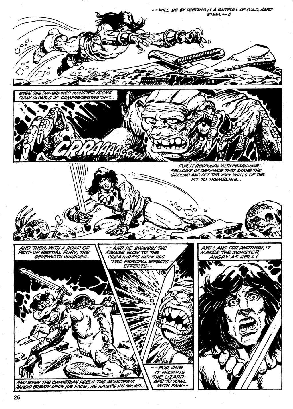 Read online The Savage Sword Of Conan comic -  Issue #86 - 26