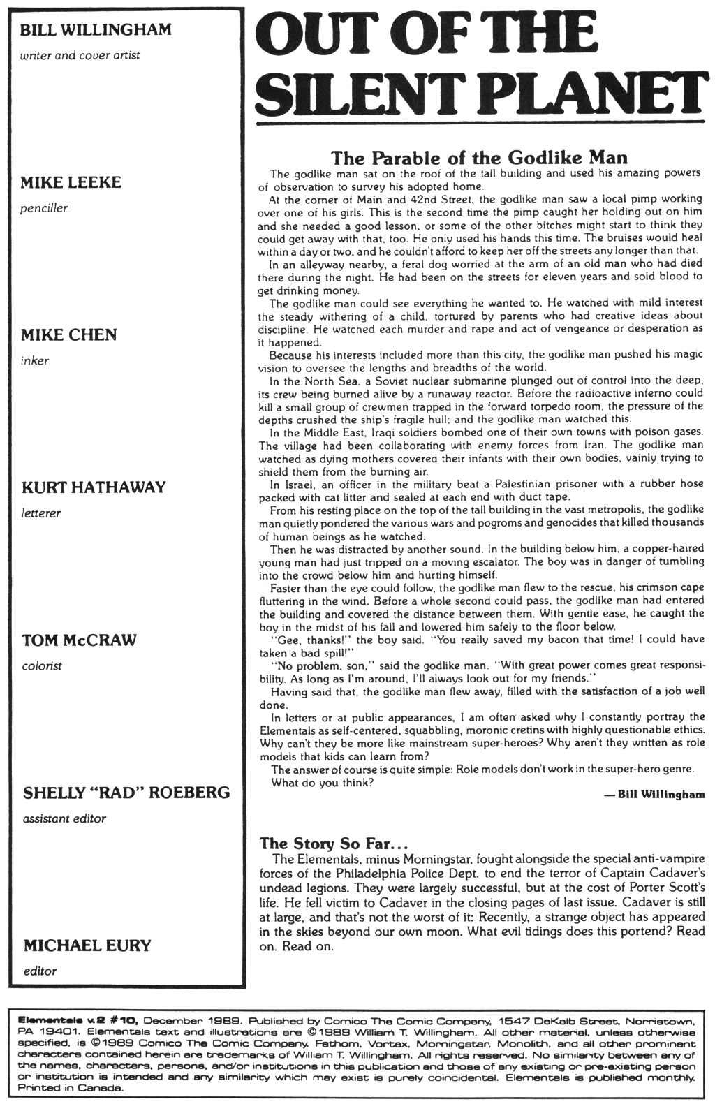 Read online Elementals (1989) comic -  Issue #10 - 2
