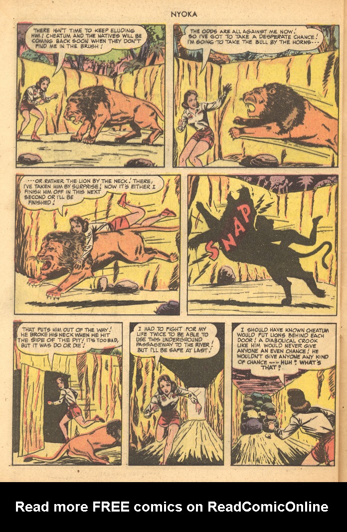 Read online Nyoka the Jungle Girl (1945) comic -  Issue #39 - 44