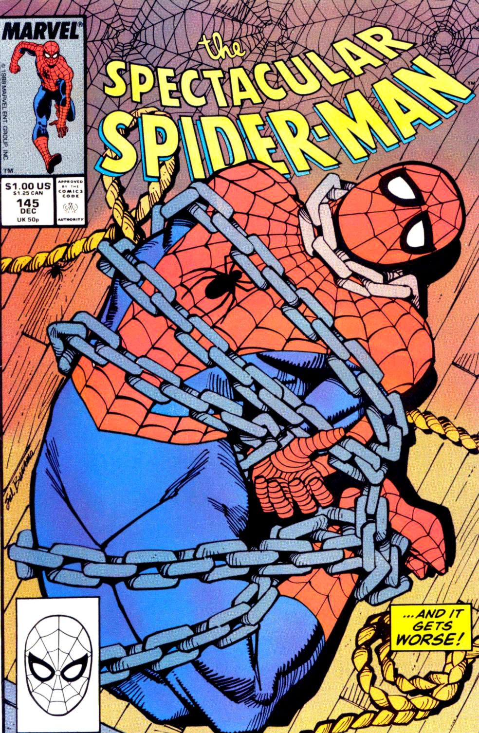Read online The Spectacular Spider-Man (1976) comic -  Issue #145 - 1