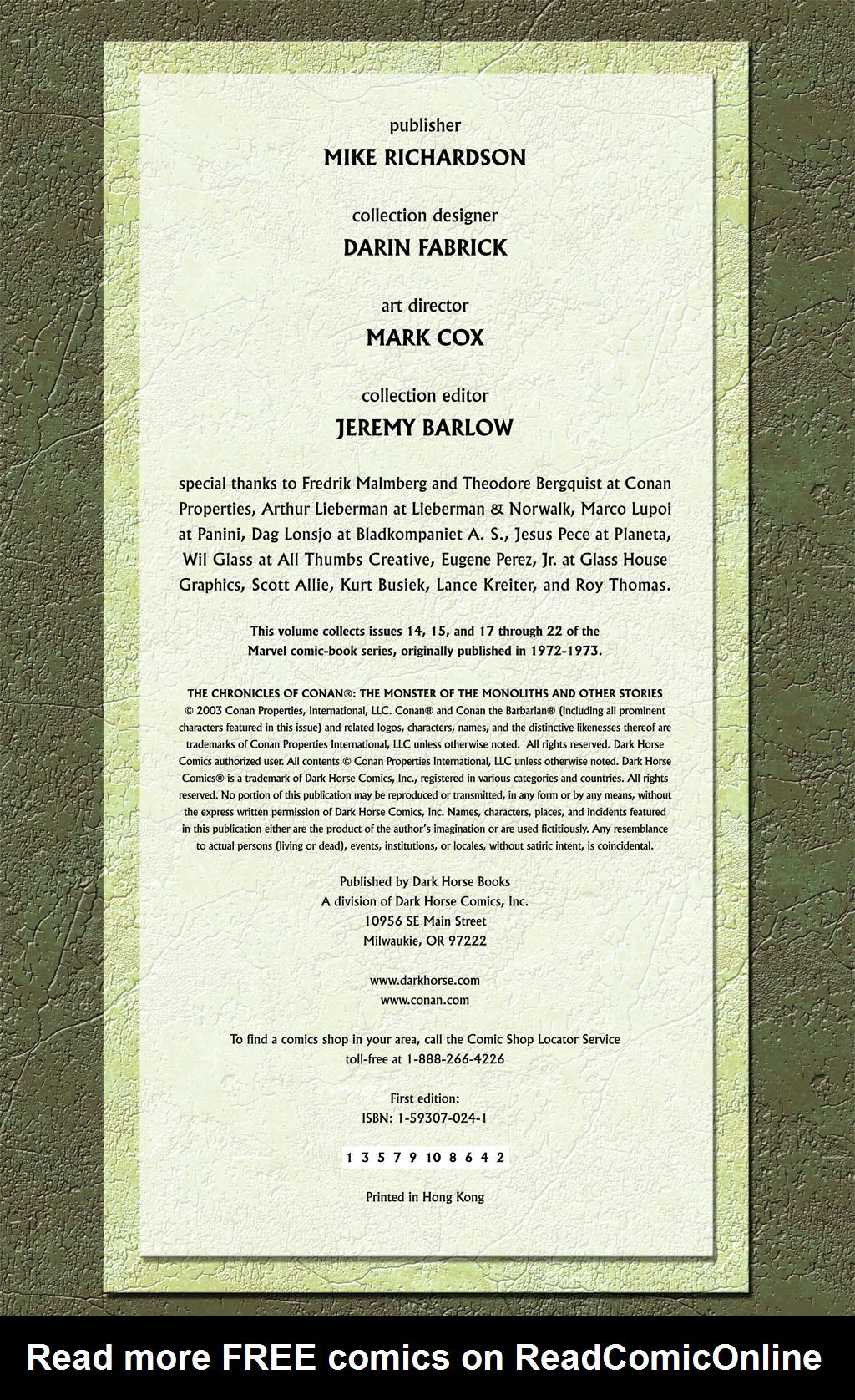 Read online The Chronicles of Conan comic -  Issue # TPB 3 (Part 1) - 5