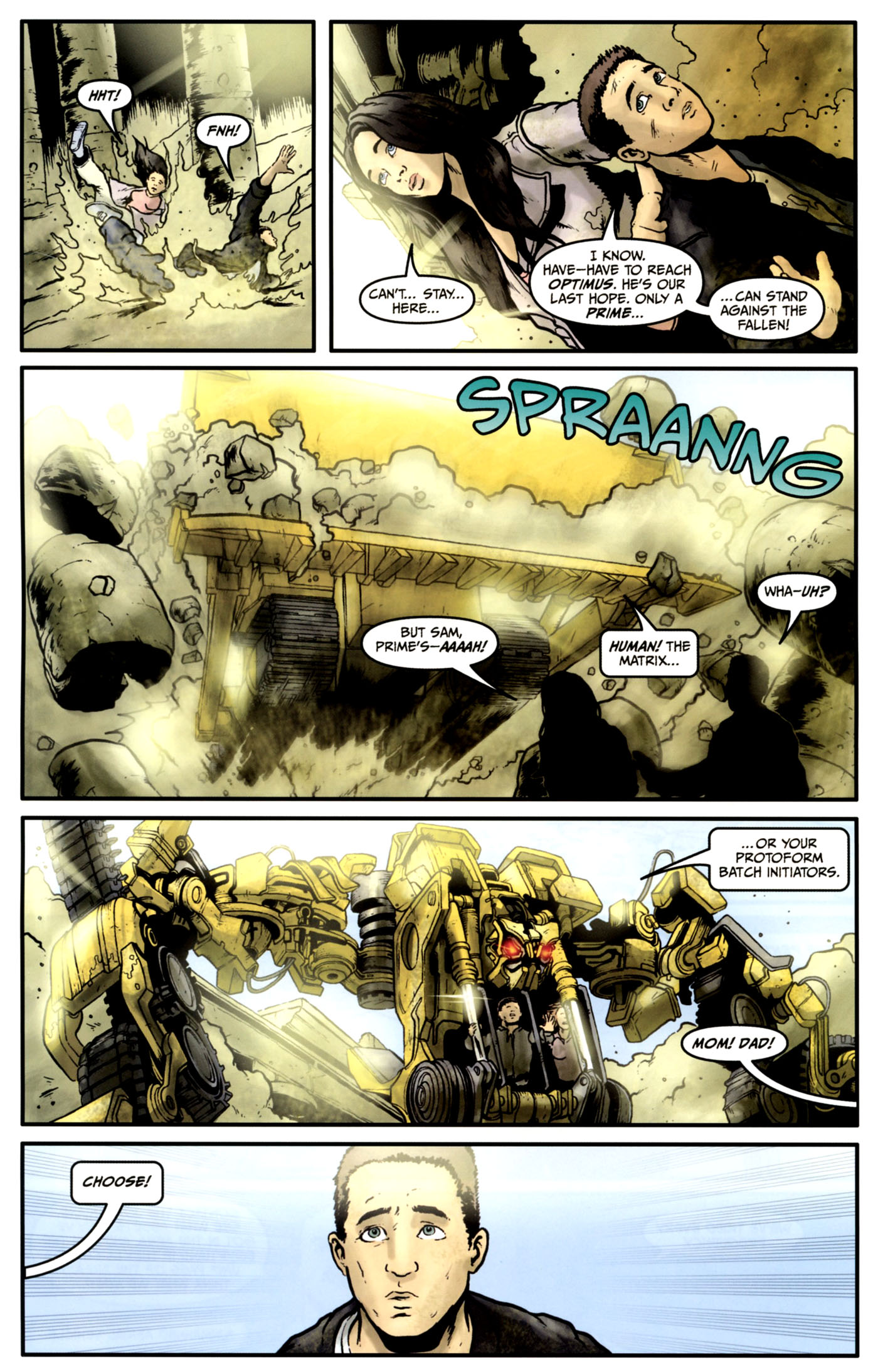 Read online Transformers: Revenge of the Fallen — Official Movie Adaptation comic -  Issue #4 - 6