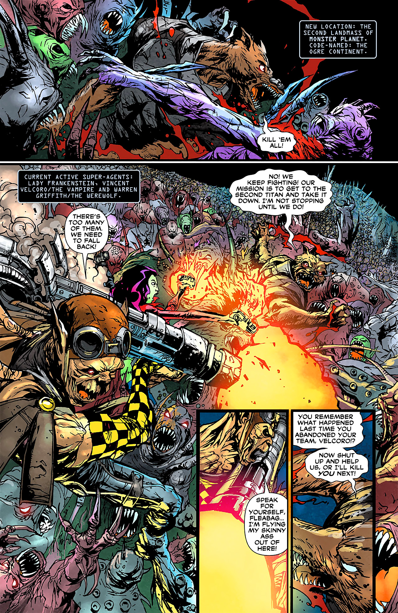 Read online Frankenstein, Agent of S.H.A.D.E. comic -  Issue #4 - 5