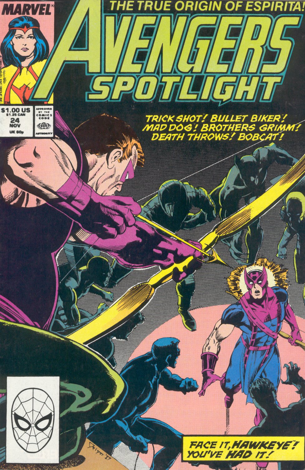Read online Avengers Spotlight comic -  Issue #24 - 1