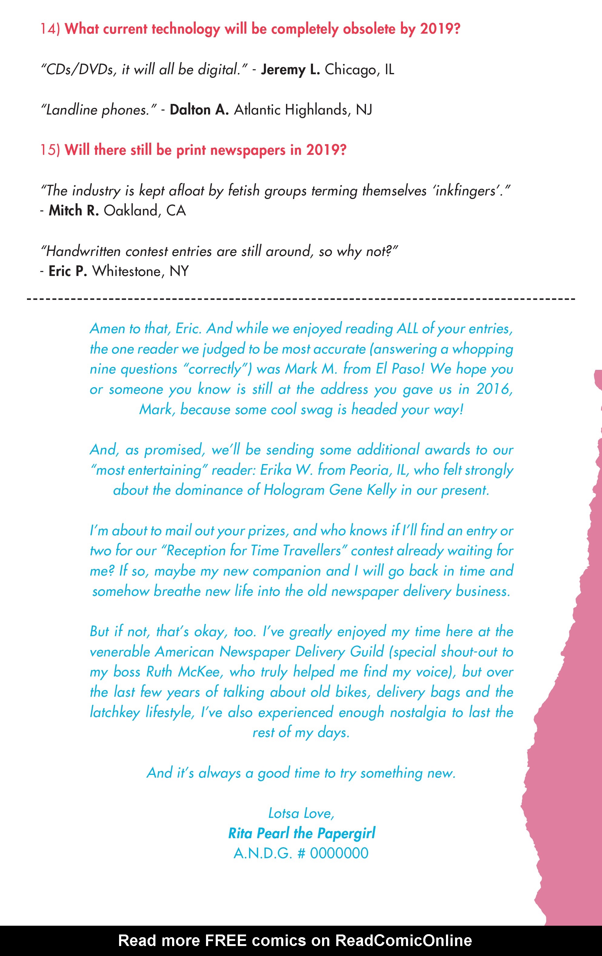 Read online Paper Girls comic -  Issue #29 - 33