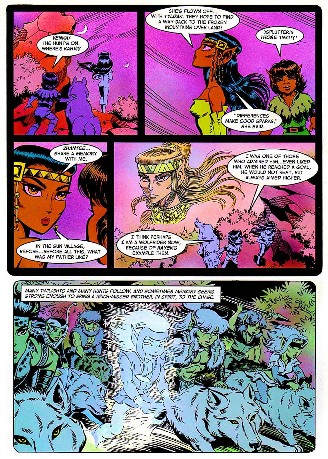 Read online ElfQuest: Kings of the Broken Wheel comic -  Issue #7 - 18