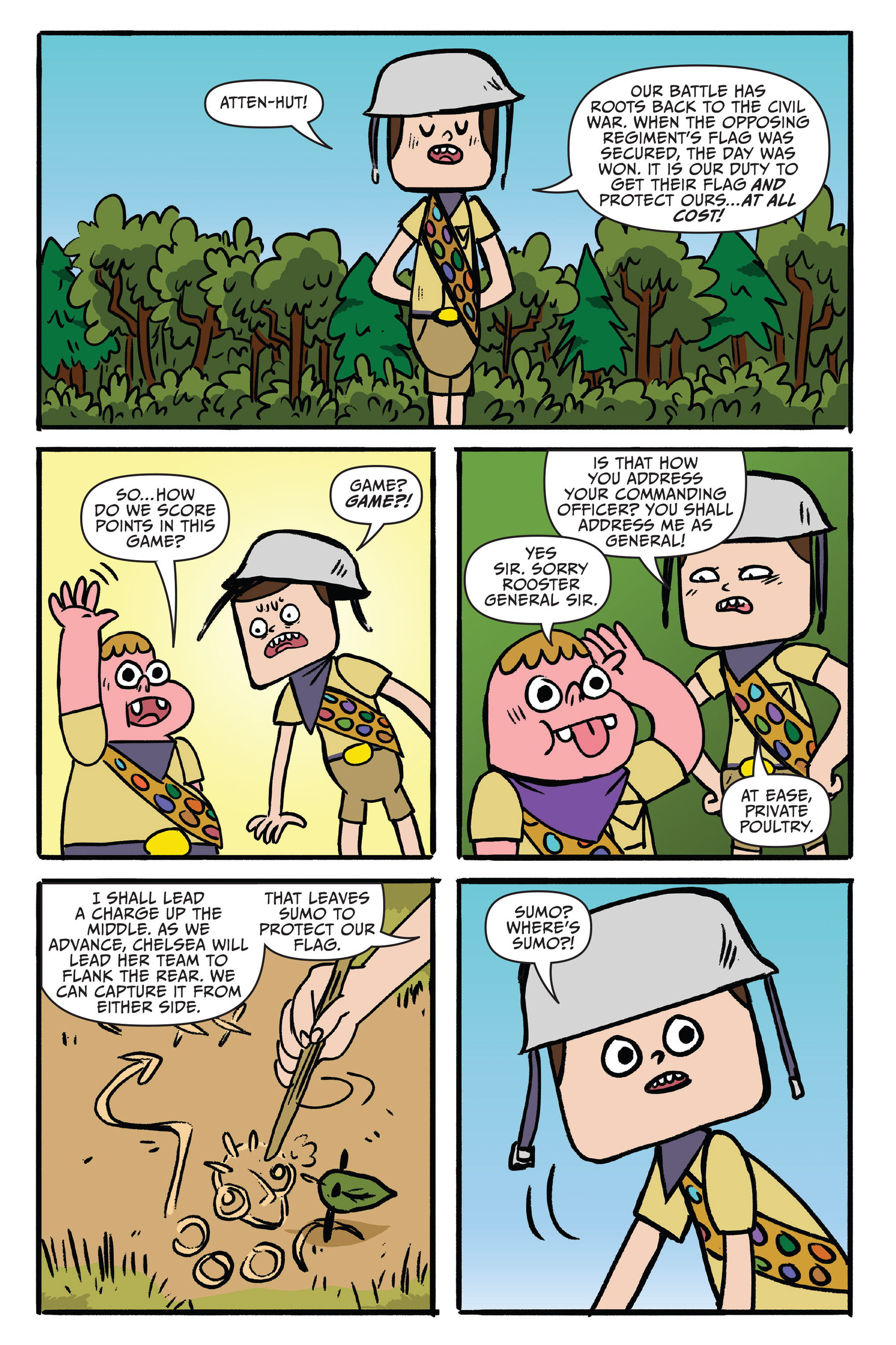 Read online Clarence: Chicken Phantom comic -  Issue # Full - 82