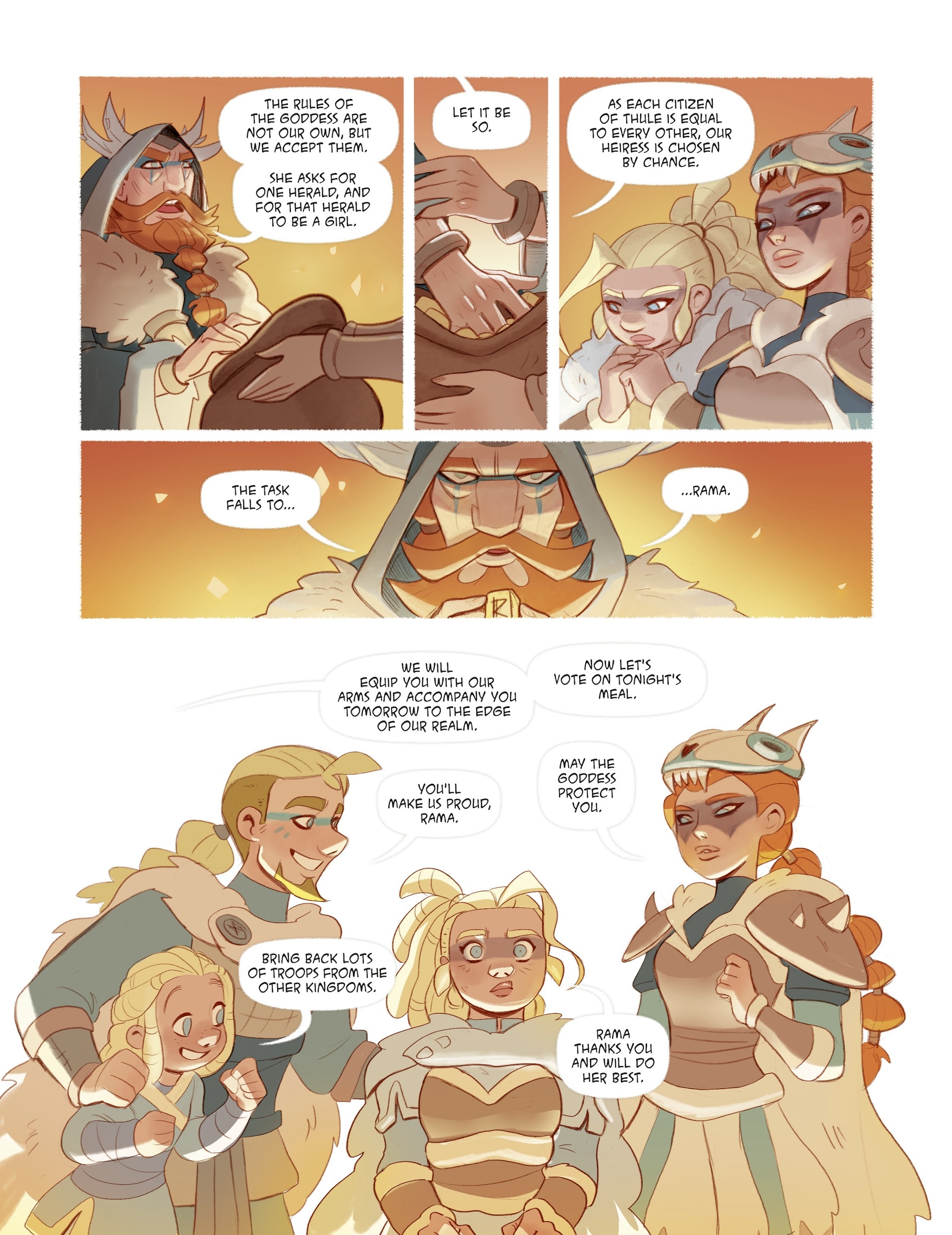 Read online The Unicorn Legacy: Call of the Goddess comic -  Issue # TPB - 27
