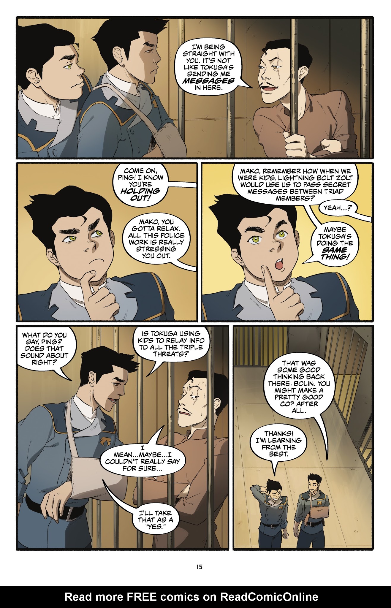 Read online Nickelodeon The Legend of Korra – Turf Wars comic -  Issue #2 - 17