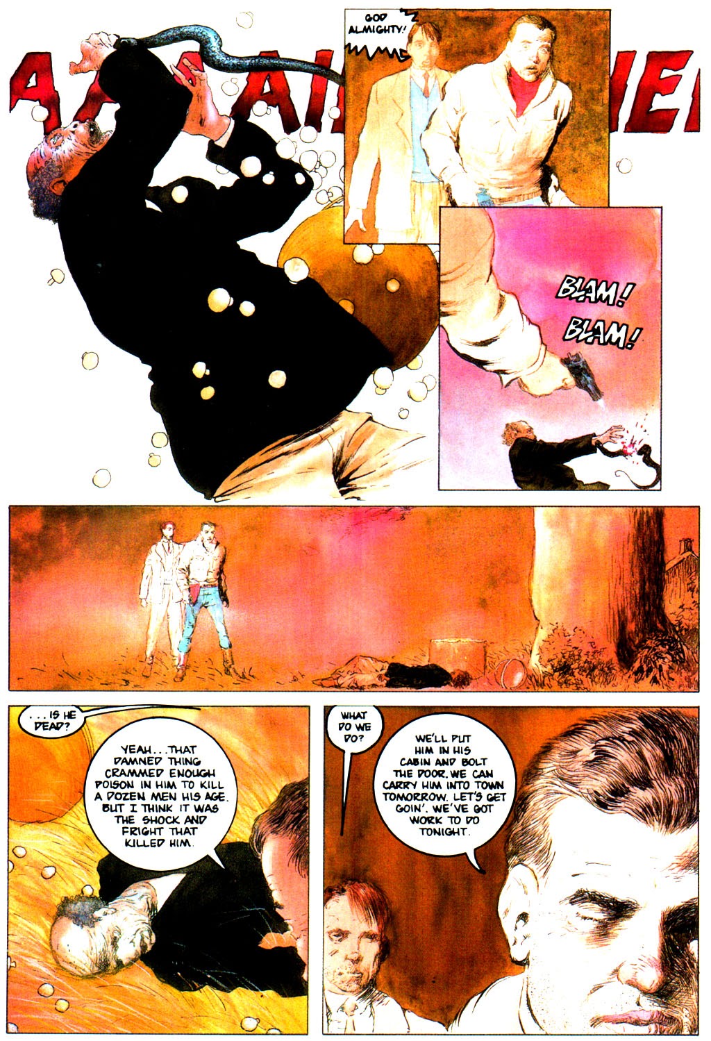 Read online Pigeons from Hell (1991) comic -  Issue # Full - 44
