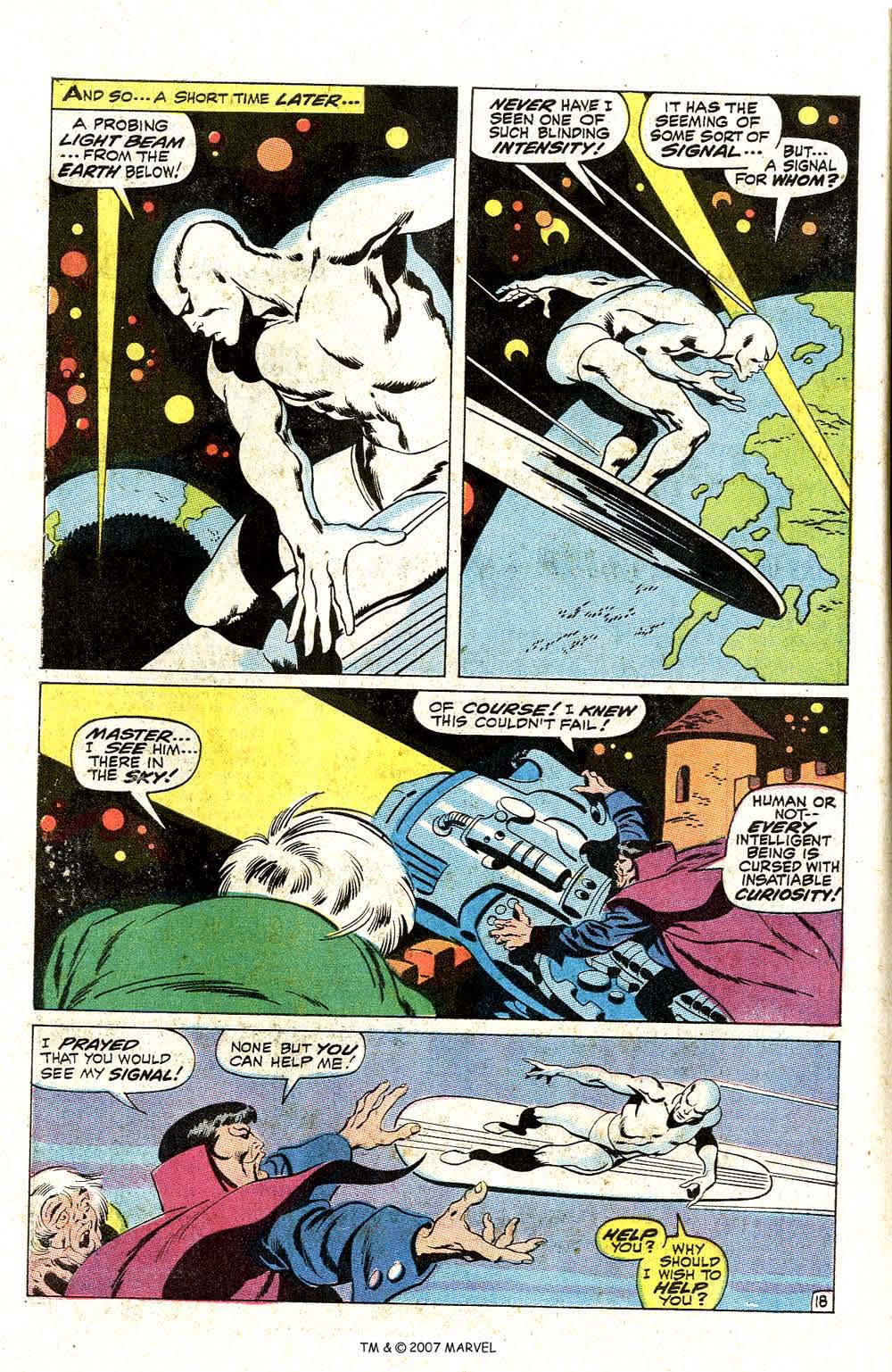 Read online Silver Surfer (1968) comic -  Issue #7 - 24