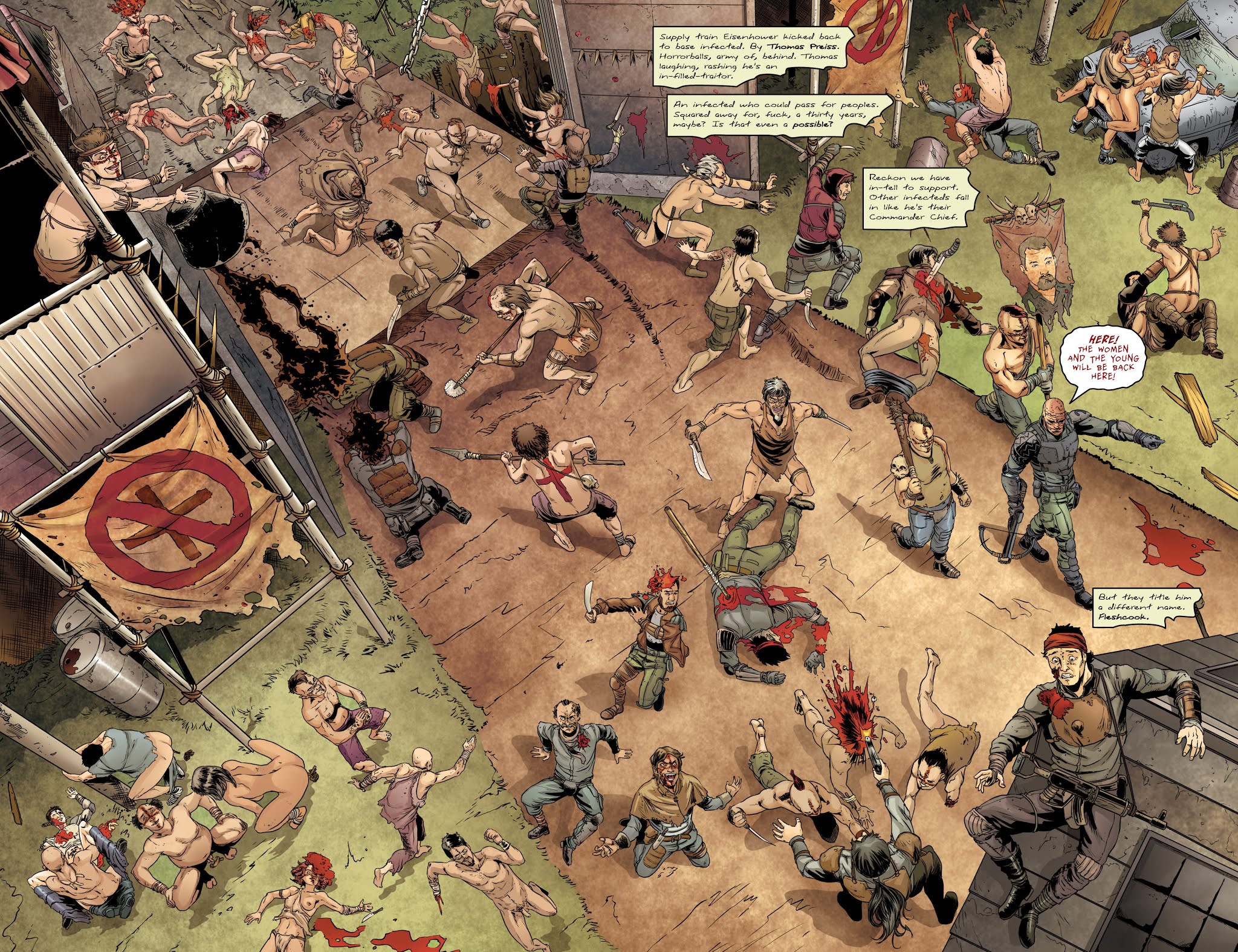 Read online Crossed Plus One Hundred: Mimic comic -  Issue #1 - 6