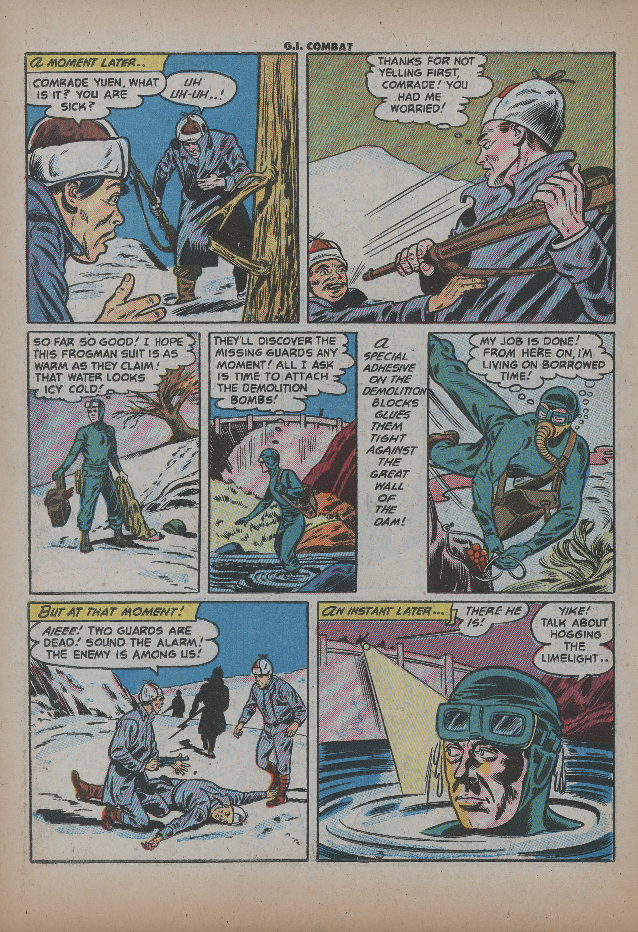 Read online G.I. Combat (1952) comic -  Issue #30 - 14
