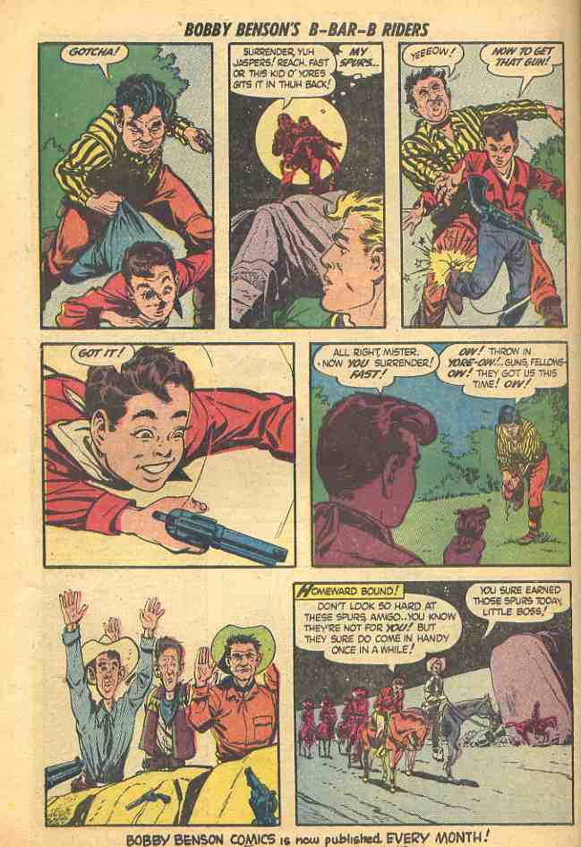 Read online Bobby Benson's B-Bar-B Riders comic -  Issue #5 - 34