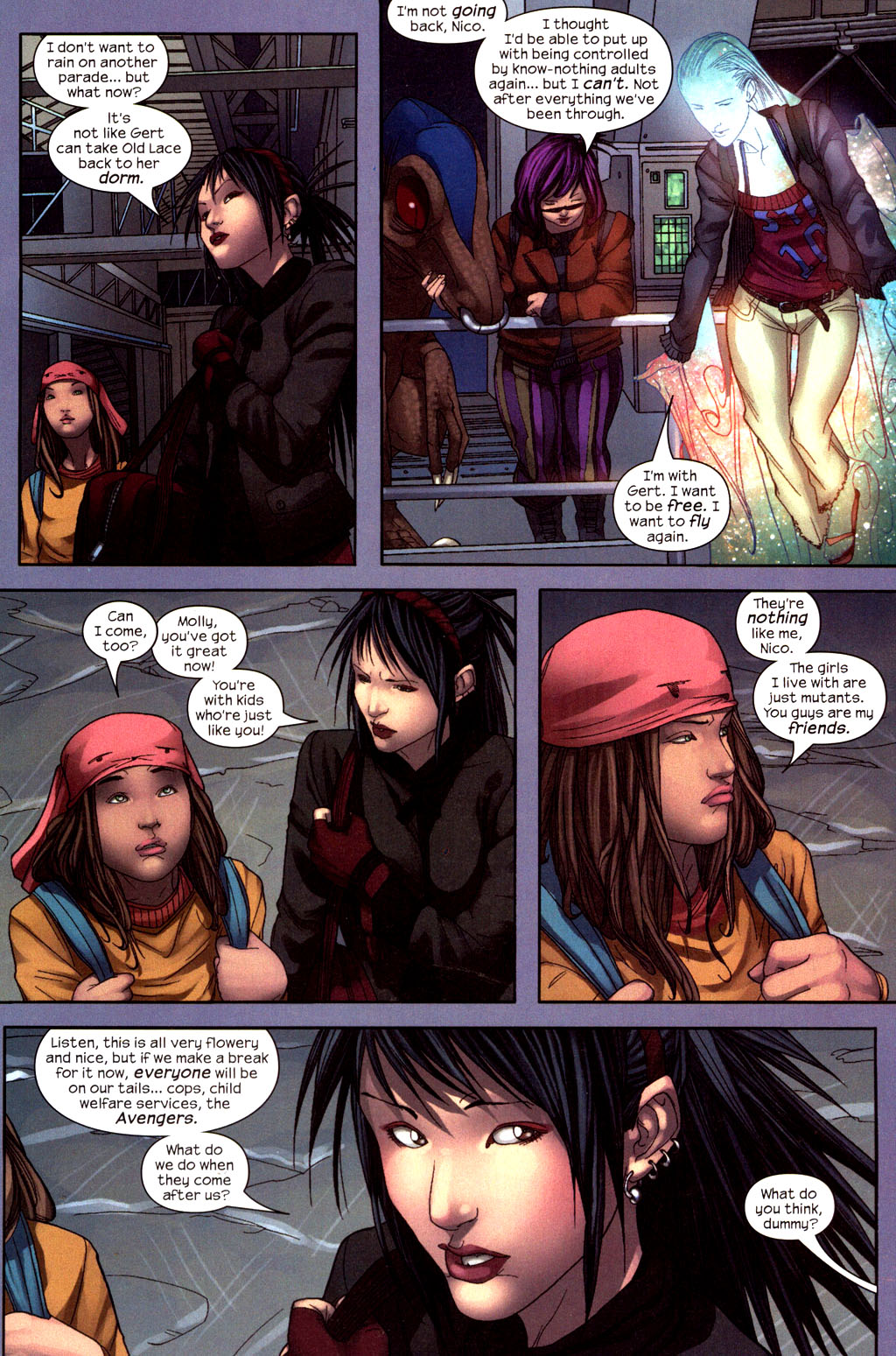 Read online Runaways (2003) comic -  Issue #18 - 20