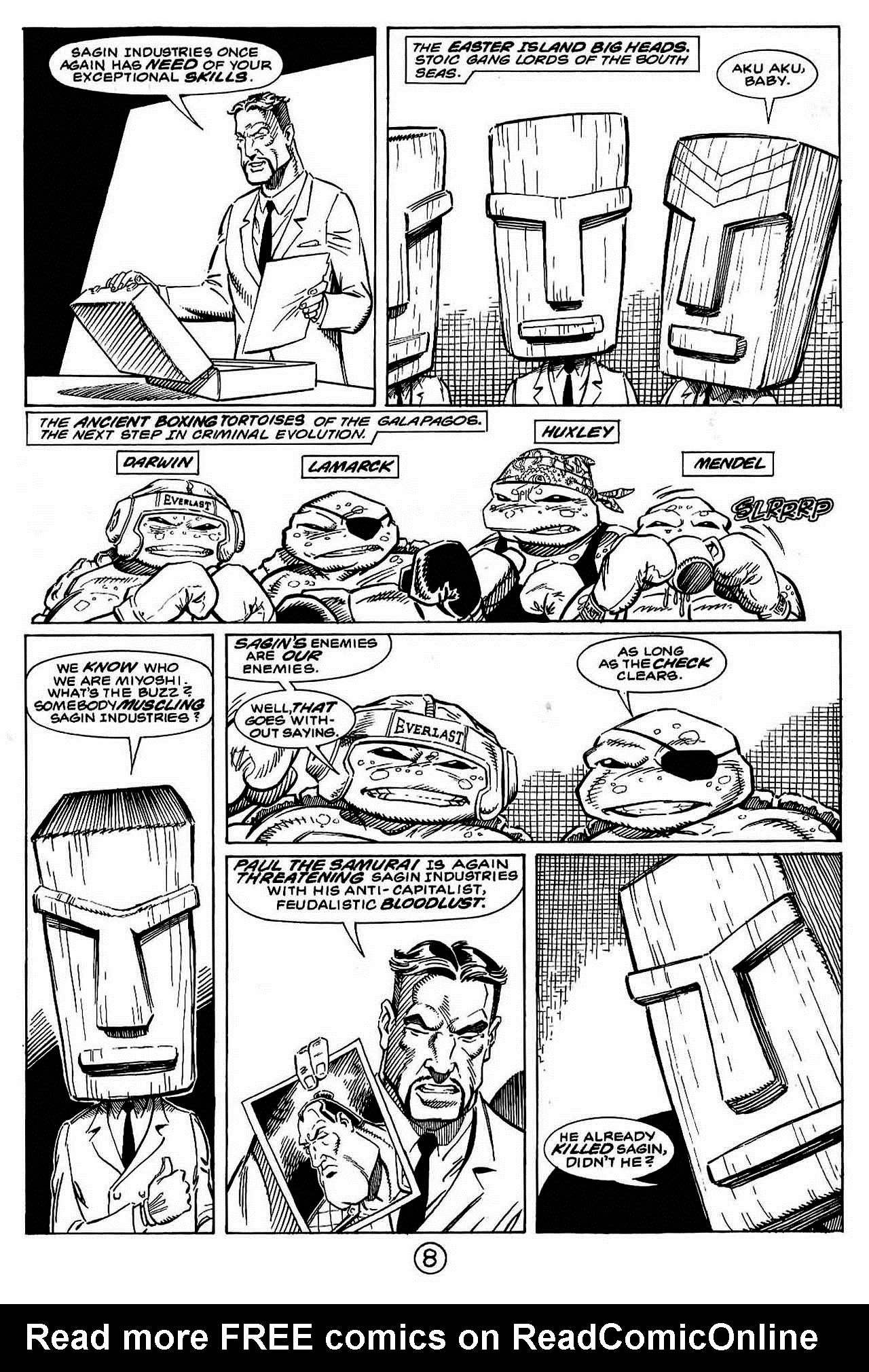 Read online Paul the Samurai (1992) comic -  Issue #6 - 9