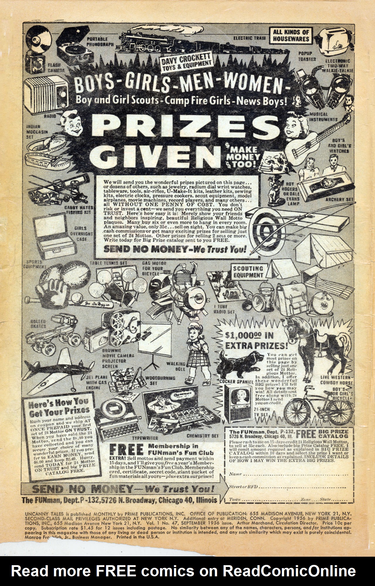 Read online Uncanny Tales comic -  Issue #47 - 2