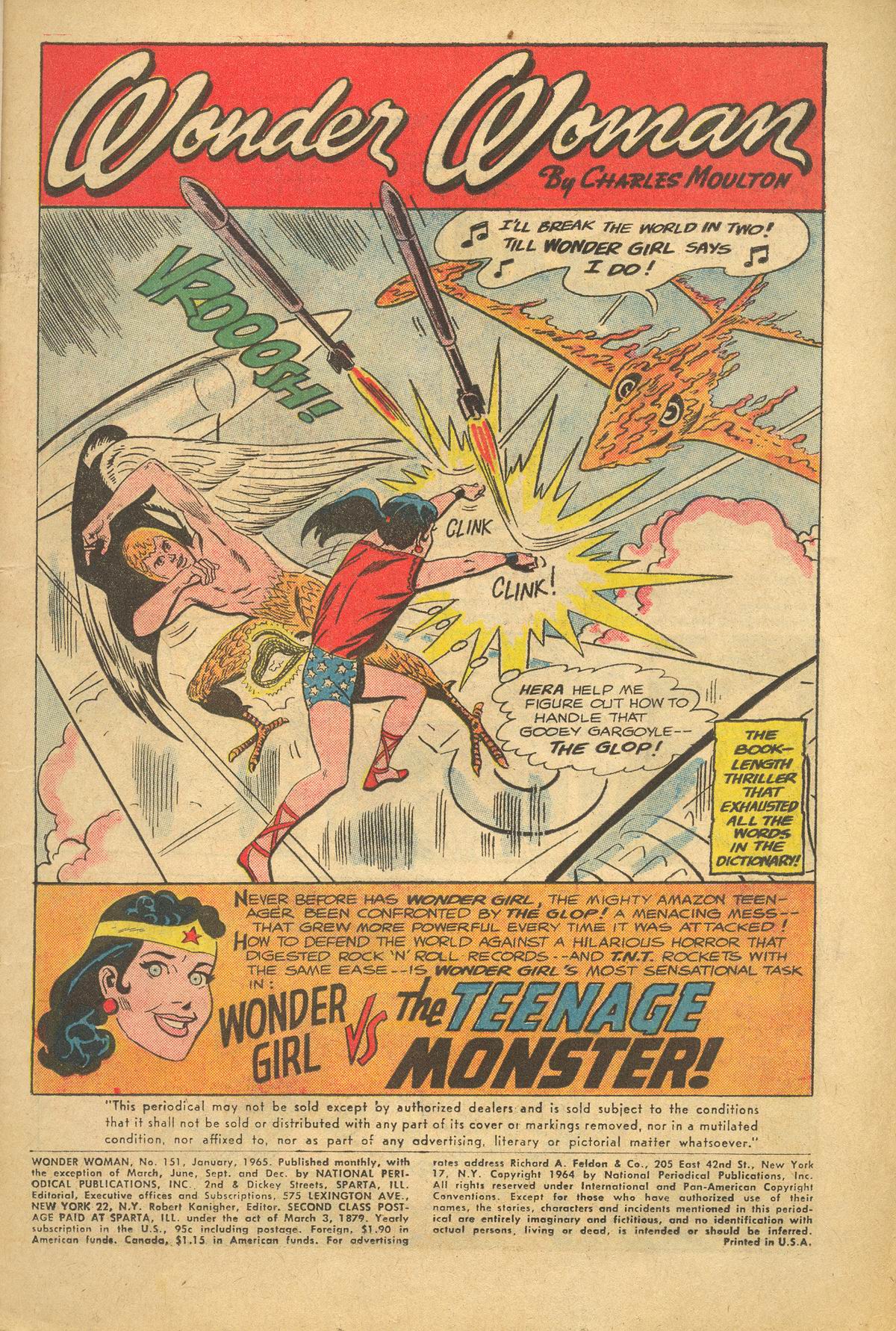 Read online Wonder Woman (1942) comic -  Issue #151 - 3